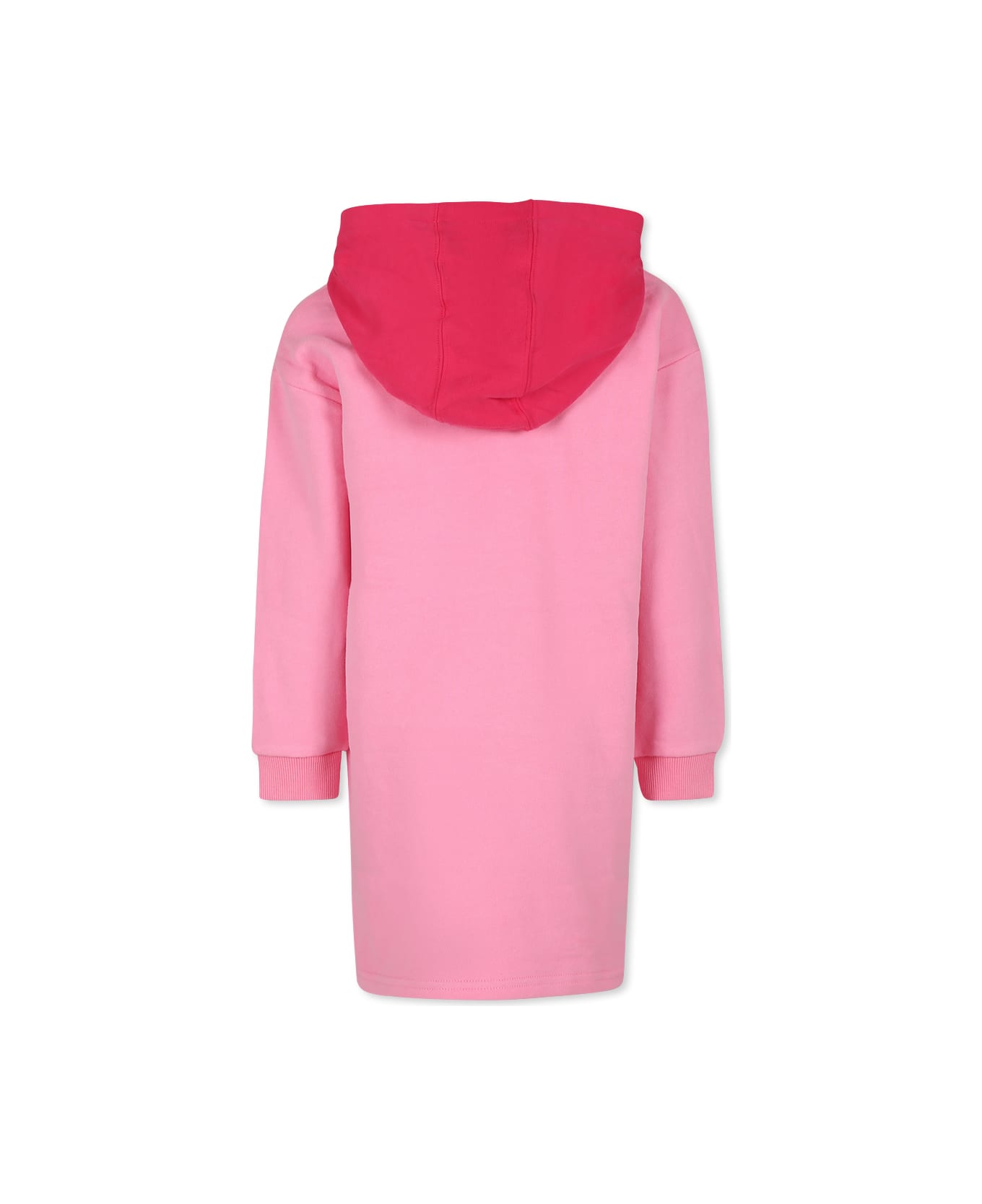 Marc Jacobs Pink Dress For Girl With Logo - Pink