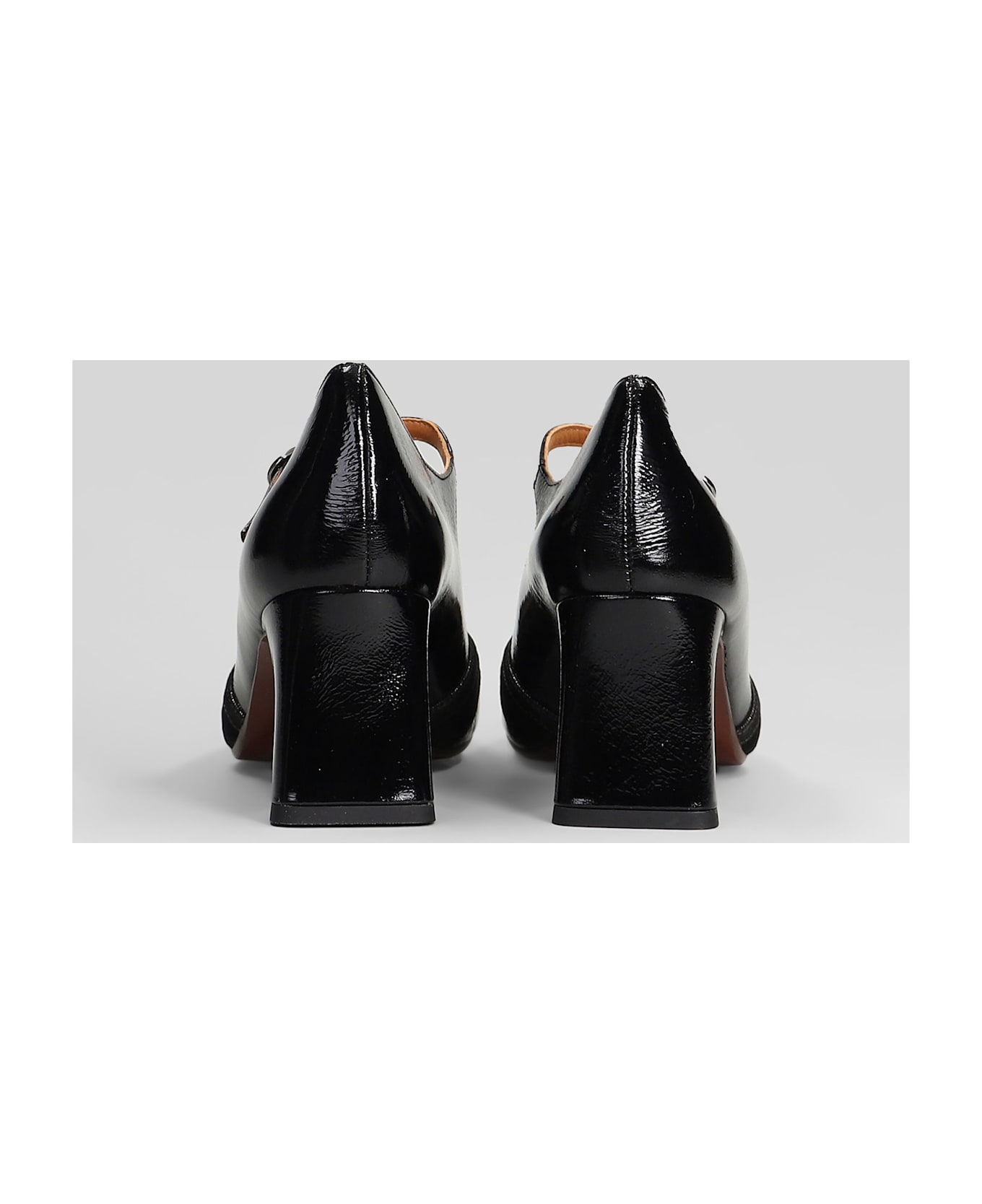 Chie Mihara Feva Pumps In Black Leather - black