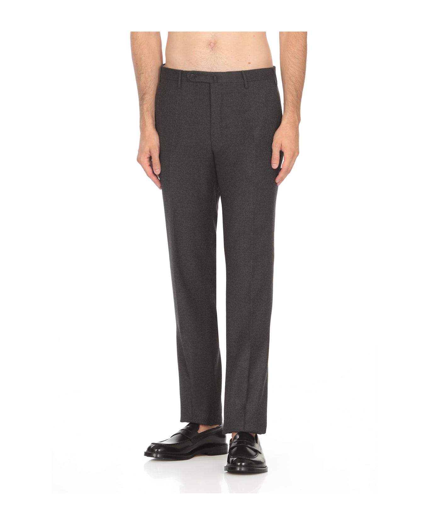 Incotex Wool Pants - Grey