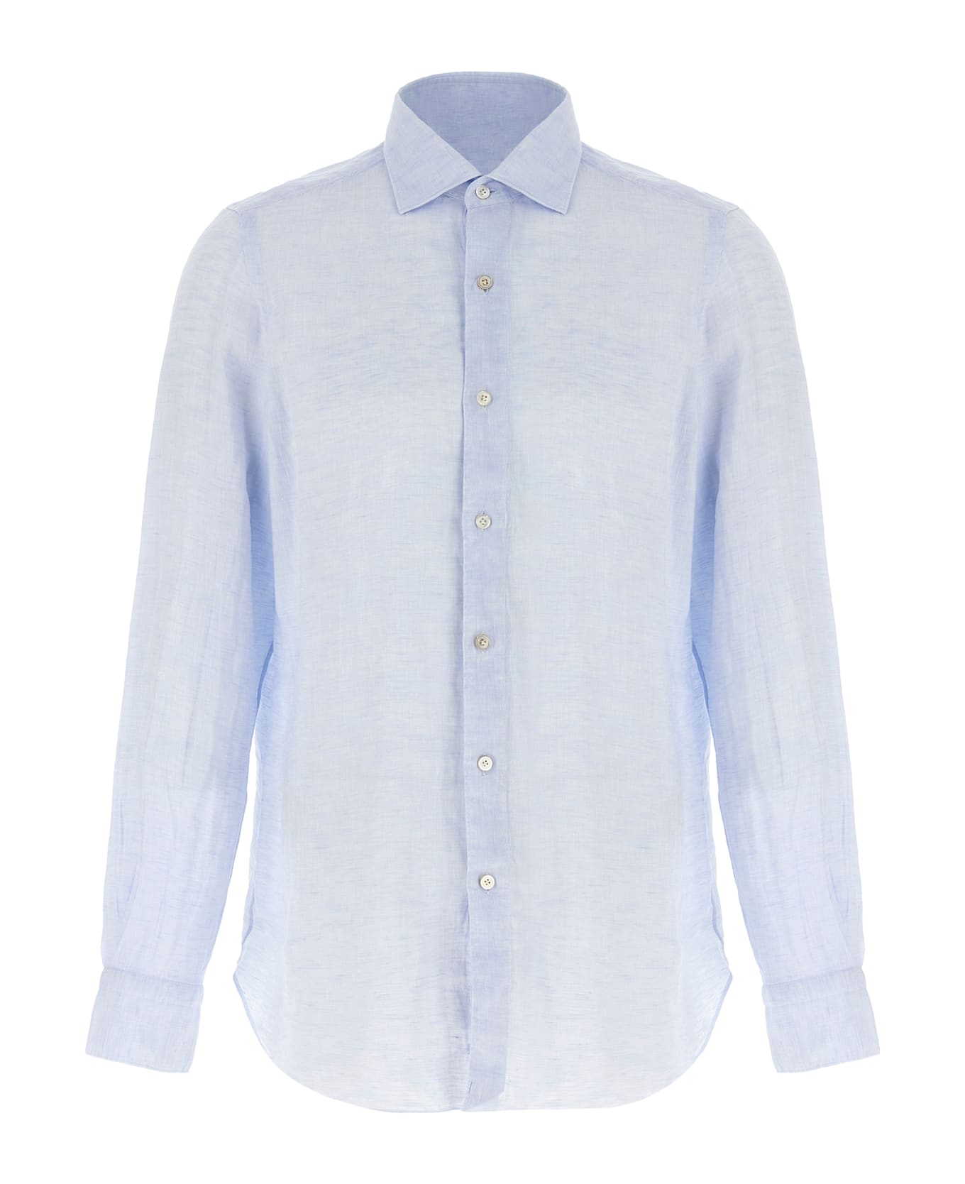 Finamore 'gaeta' Shirt - Light Blue