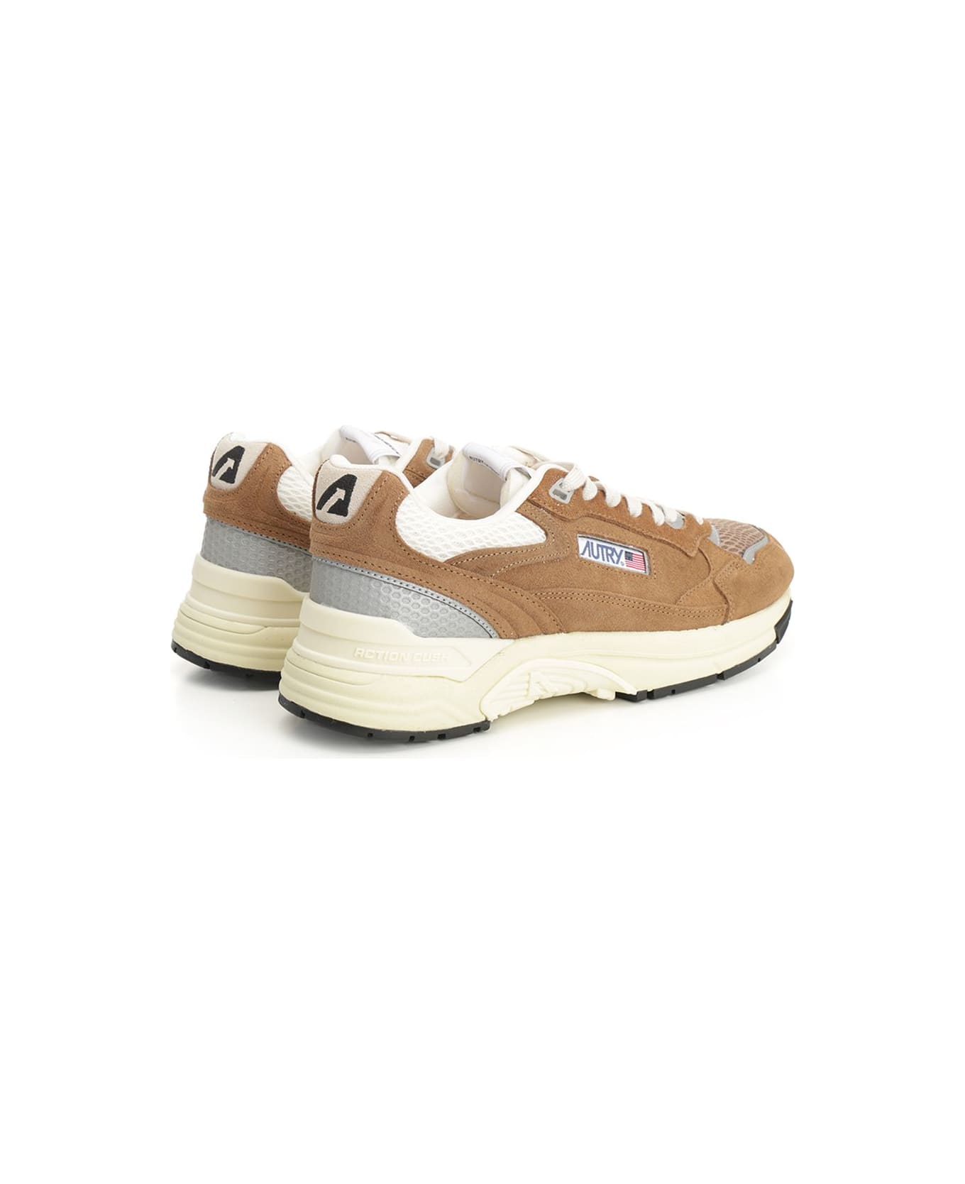Autry 'hyperway' Sneakers - Cigar Silv