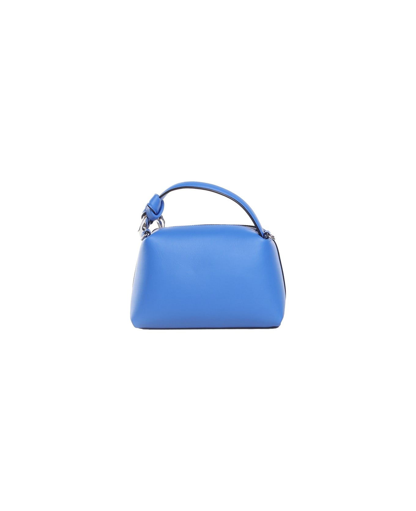 J.W. Anderson Small Corner Bag In Leather - Clear Blue