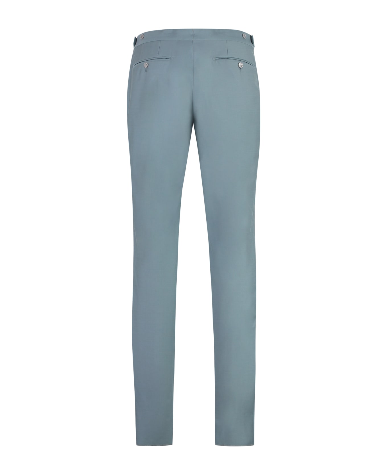 Tom Ford Wool And Silk Pants - Light Blue