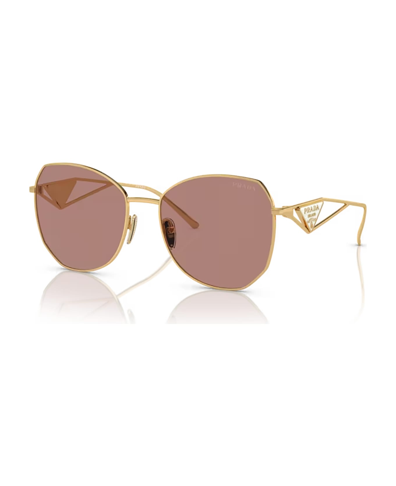 Prada Eyewear Pr 57ys Gold Sunglasses - Gold