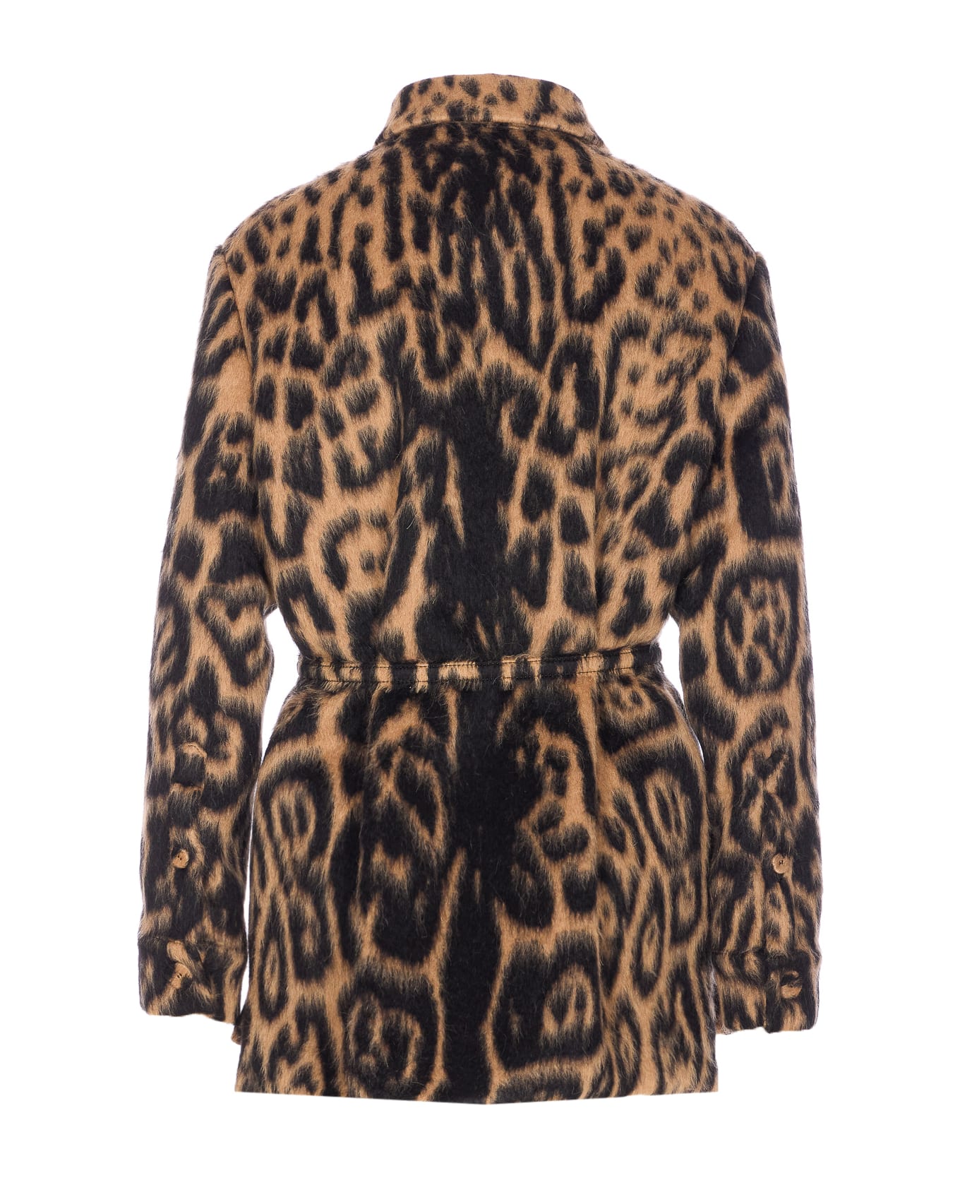 Fendi Leo Allover Stamp Go To Jacket - Brown