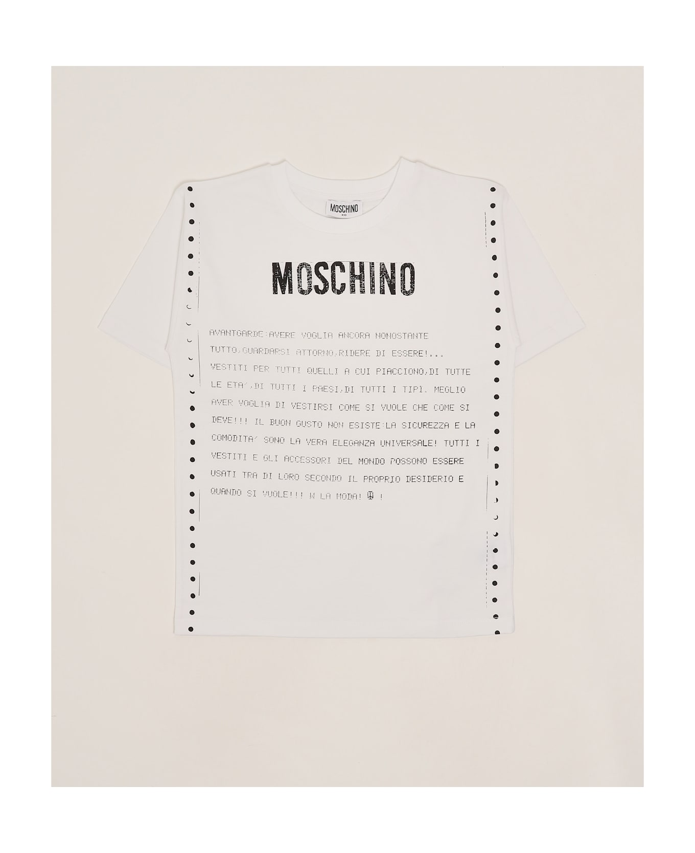 Moschino Maxi T-shirt T-shirt - BIANCO OTTICO