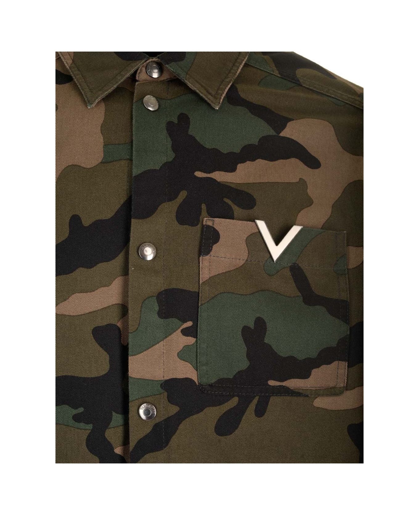 Valentino Garavani Camouflage Jacket - Green