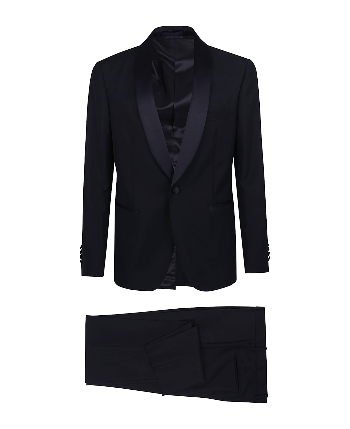 Lardini Abito Uomo Soiree Smoking Drop 8 Reg