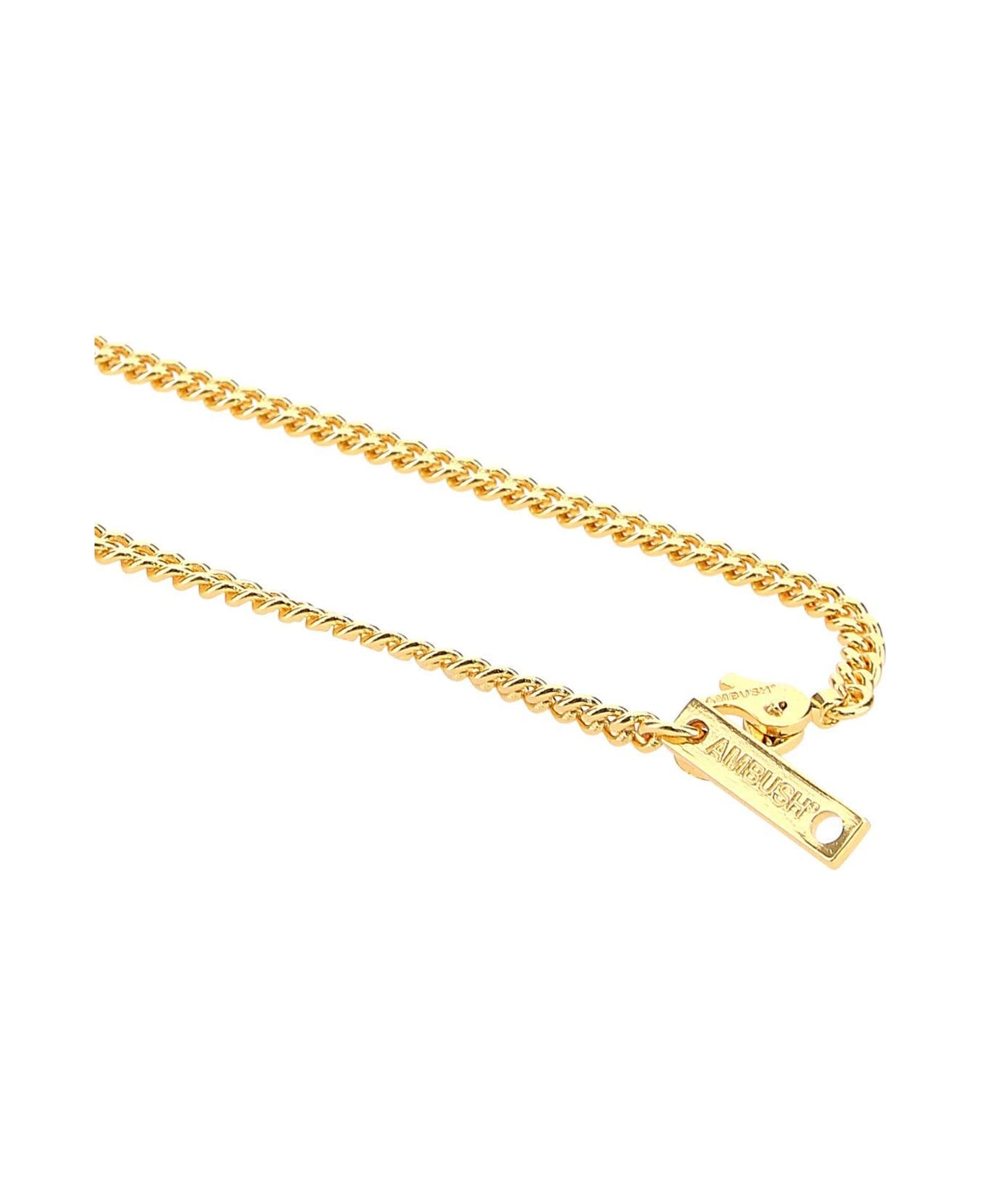 AMBUSH Gold Metal Lighter Case Necklace - Golden
