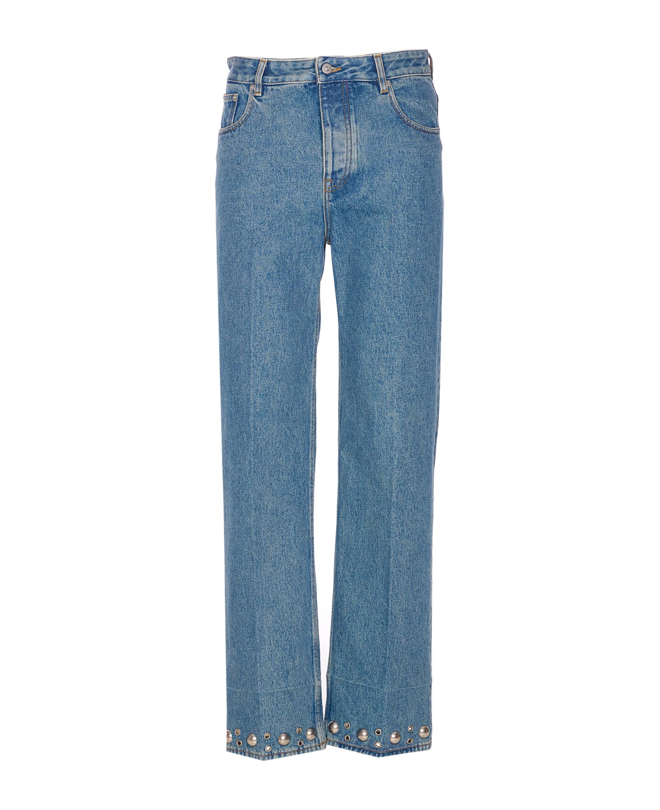 Valentino Garavani Cabochons Denim Pants - Blue