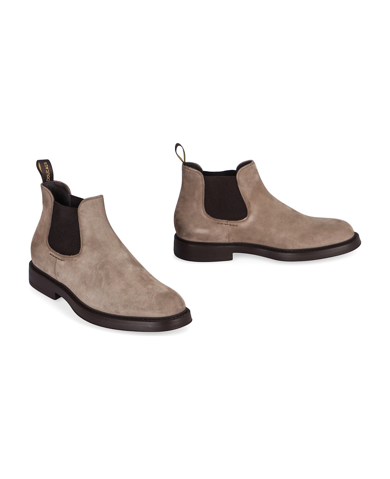 Doucal's Chelsea Boots In Suede - Sand ブーツ