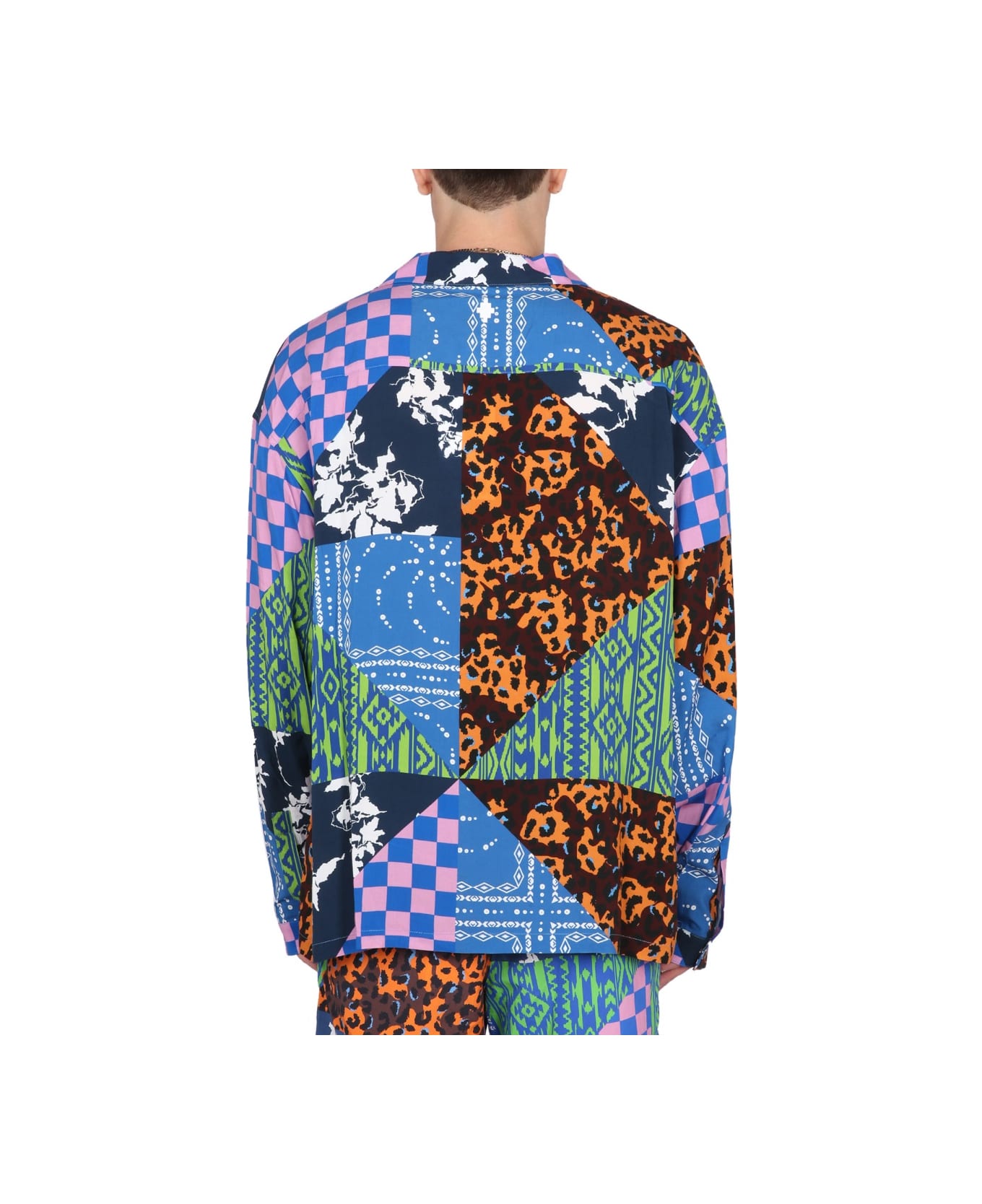 Marcelo Burlon Hawaii Mix 
Match Shirt - BLUE