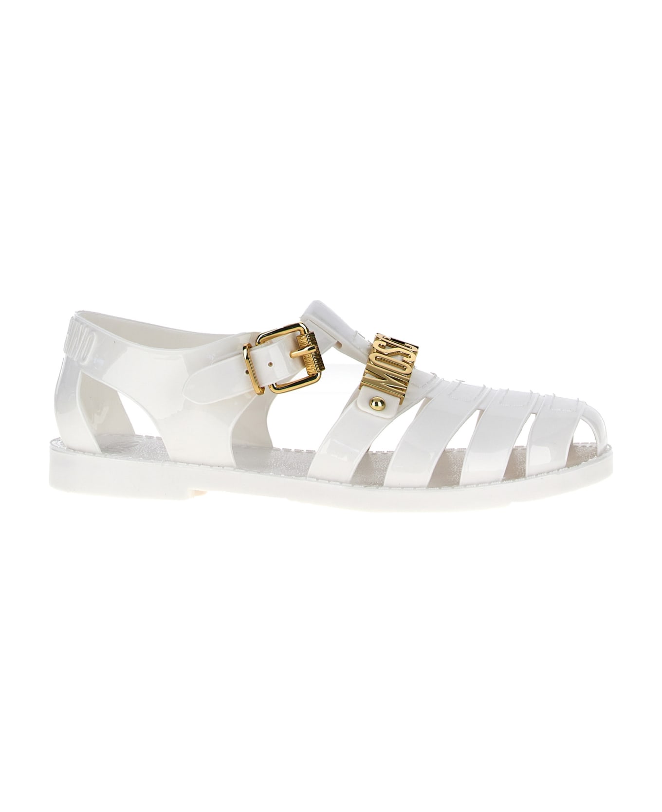 Moschino Jelly Sandals - White
