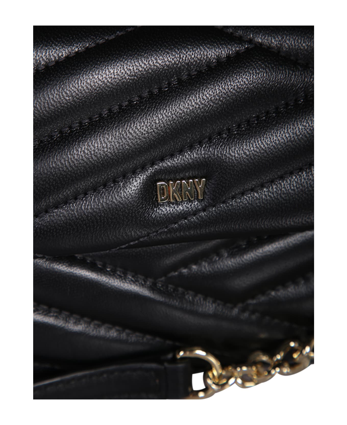DKNY Sara Cbody Nappa Black/gold Bag - Black