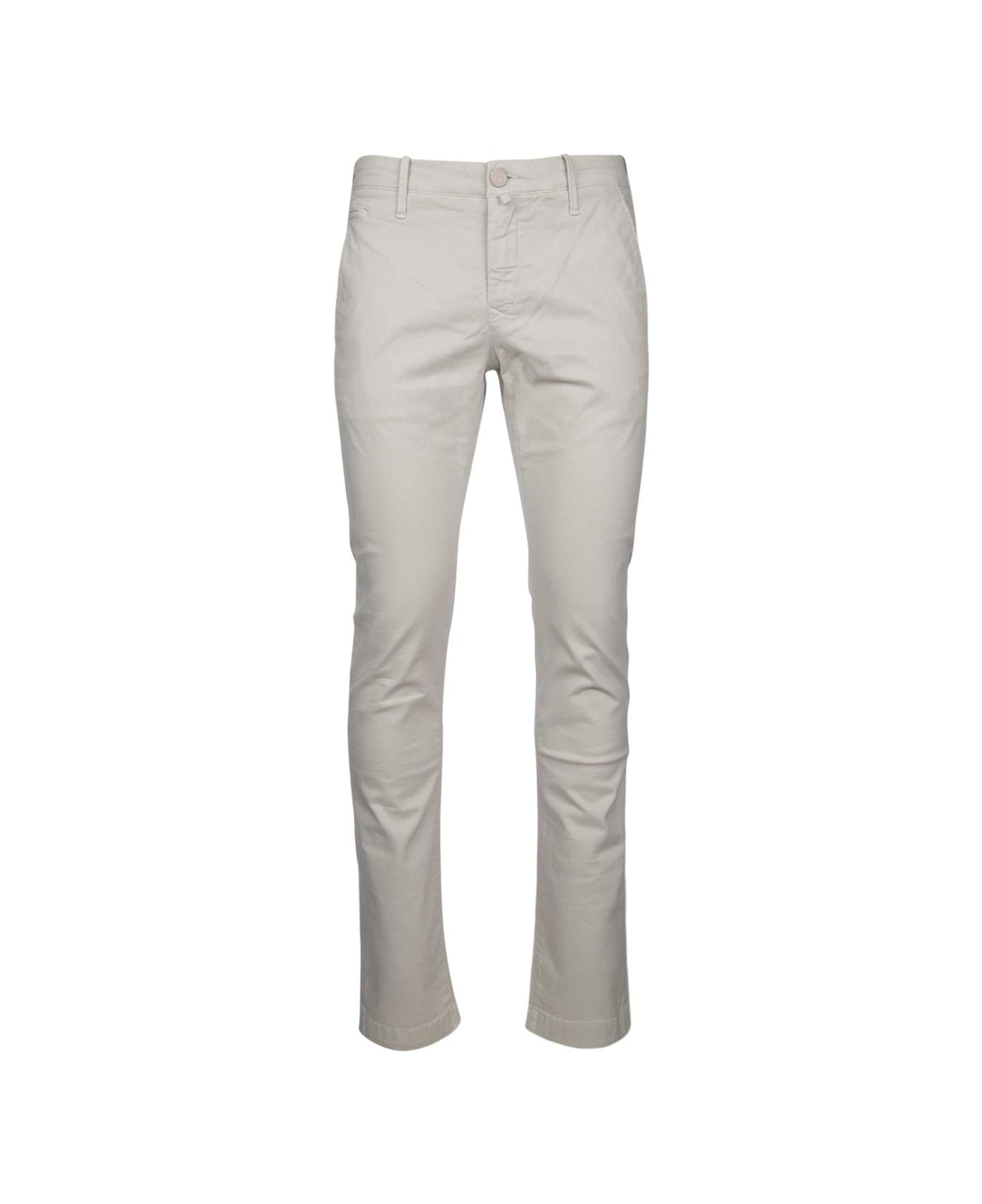 Jacob Cohen Straight Leg Stretched Chinos - Offwhite
