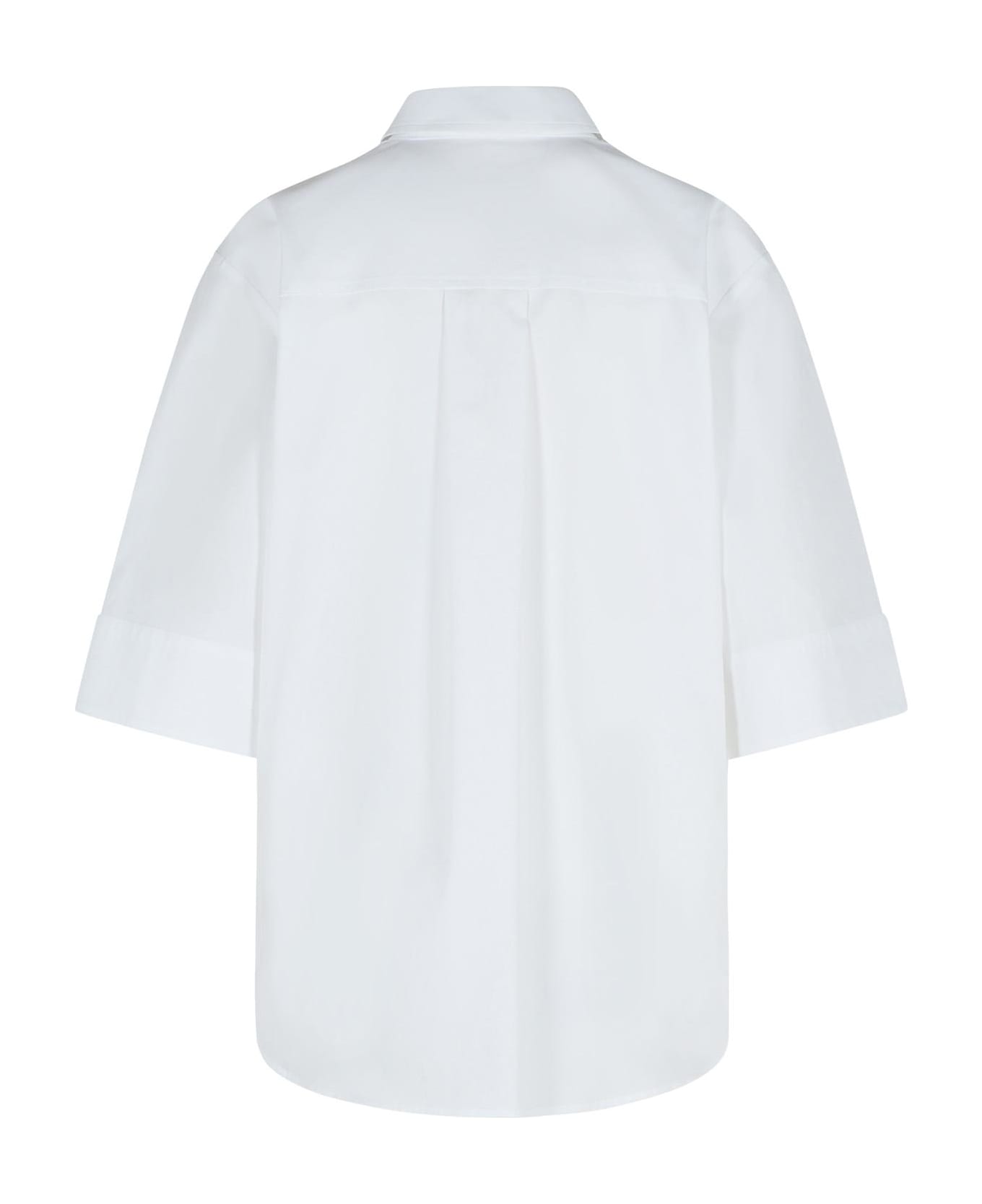Parosh White Cotton Shirt - Bianco