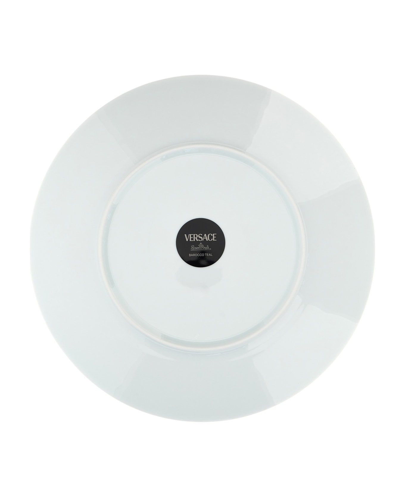 Versace 'barocco Teal' Placeholder Plate 33 Cm - Light Blue