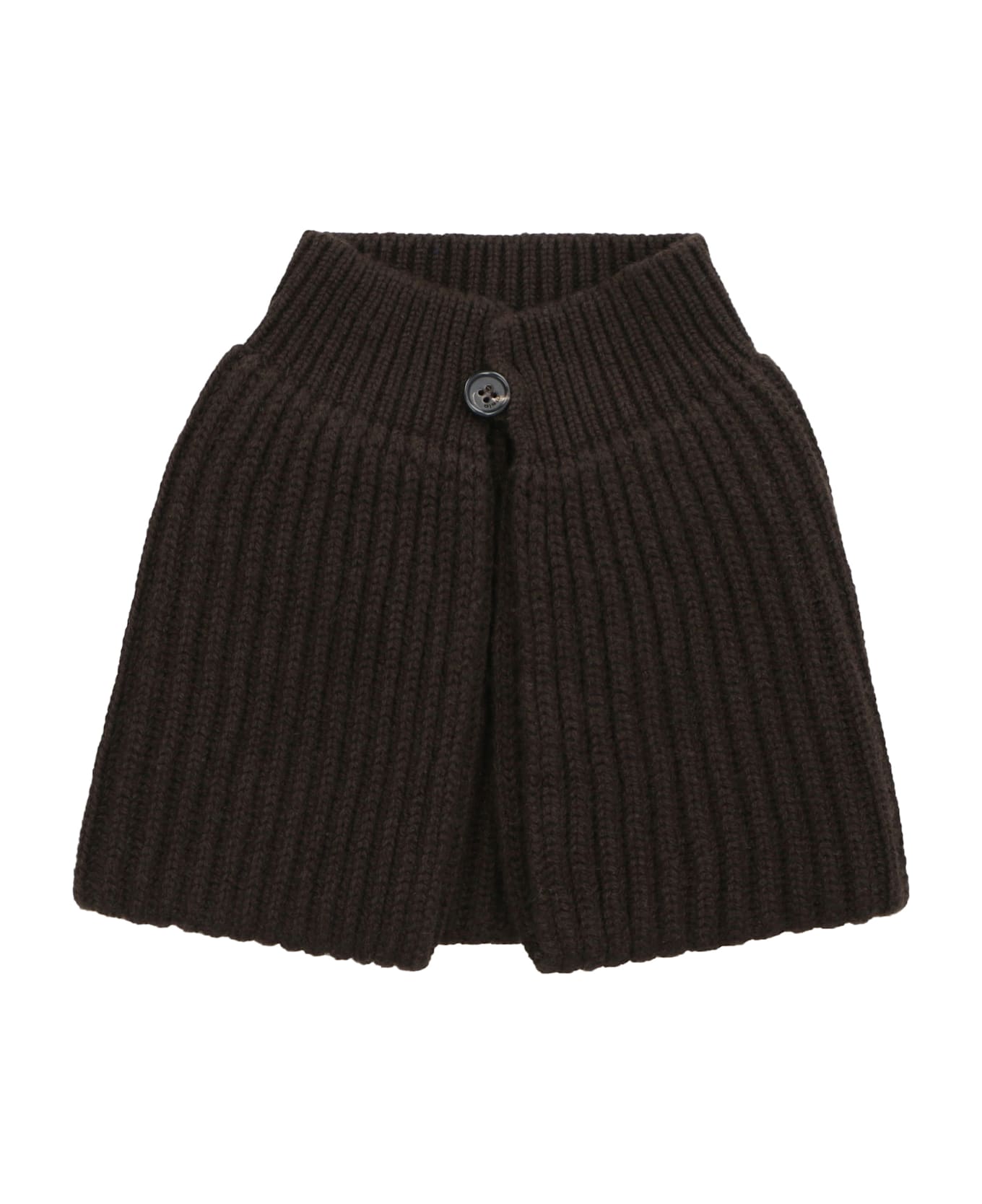 Malo Knitted Collar - brown