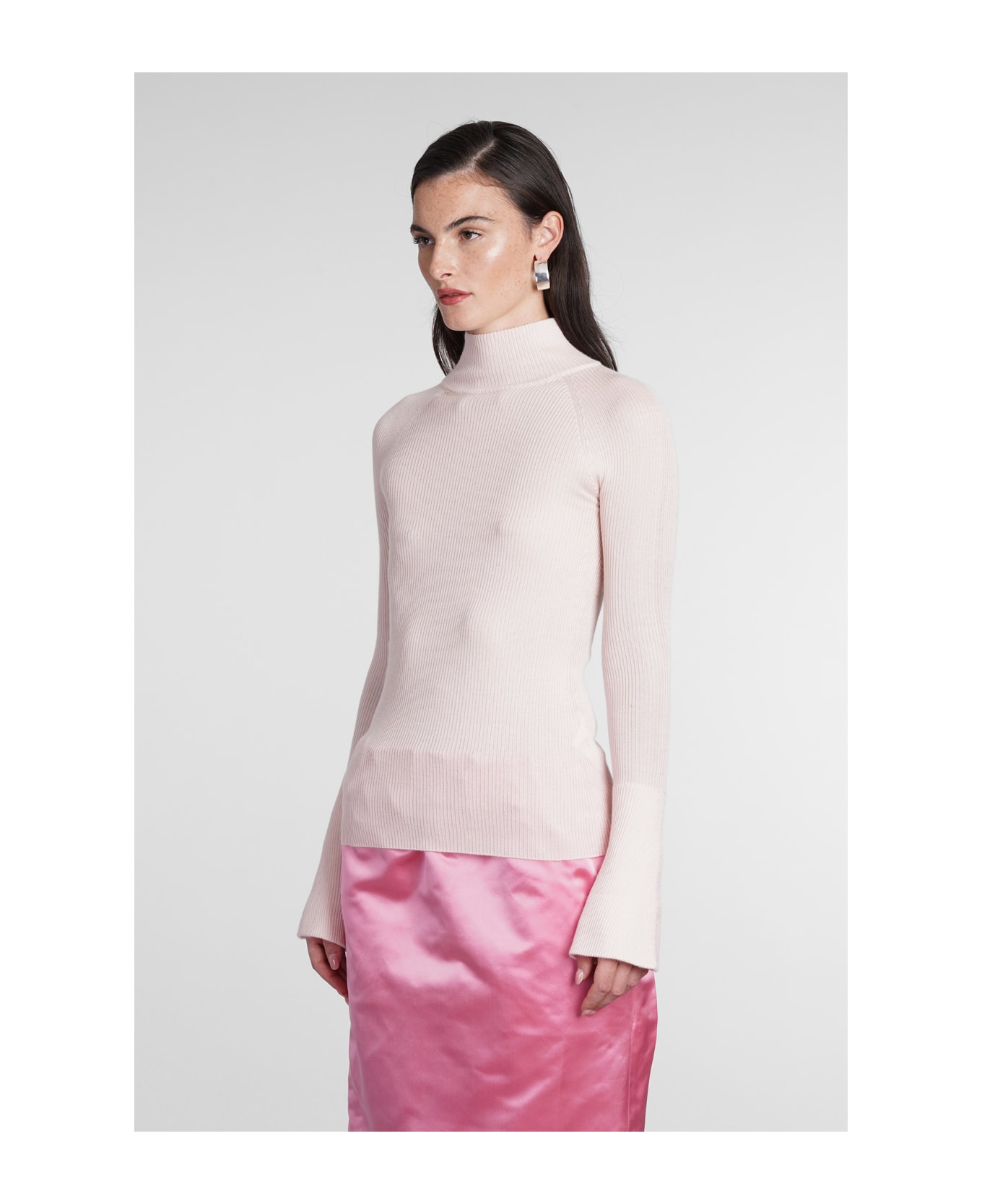 Sa Su Phi Knitwear In Rose-pink Cashmere - PINK ニットウェア