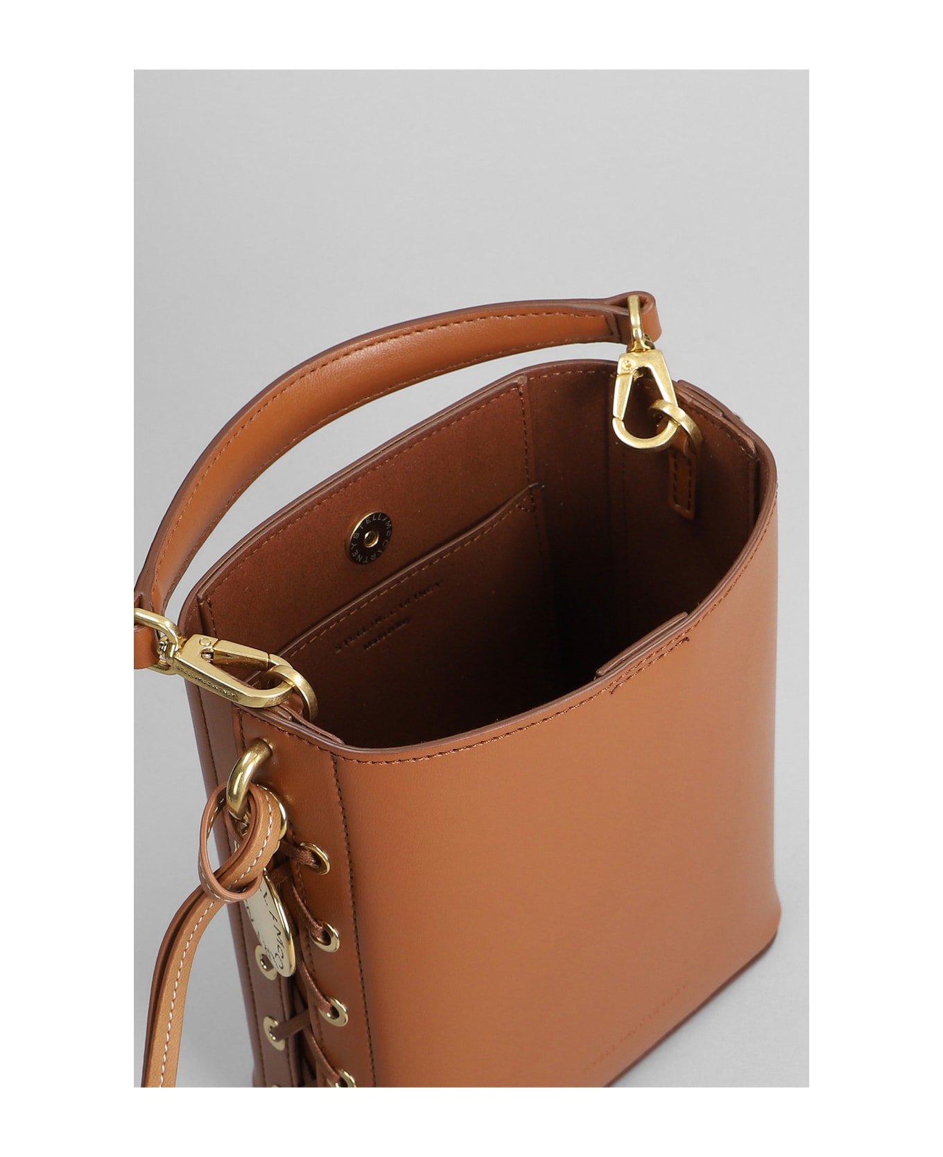 Stella McCartney Hand Bag In Brown Polyamide - brown トートバッグ