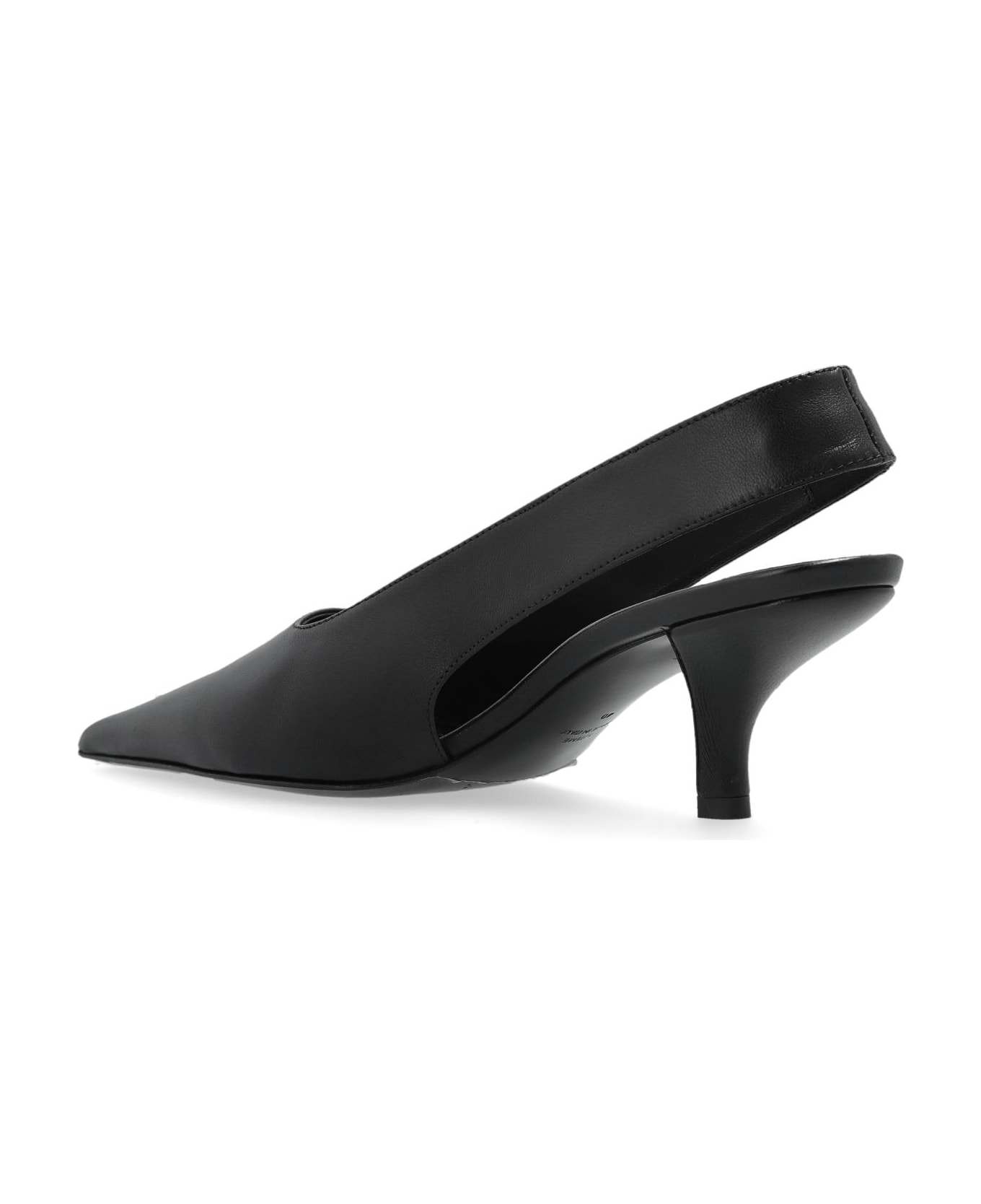 Totême Toteme Leather Heeled Shoes - Black