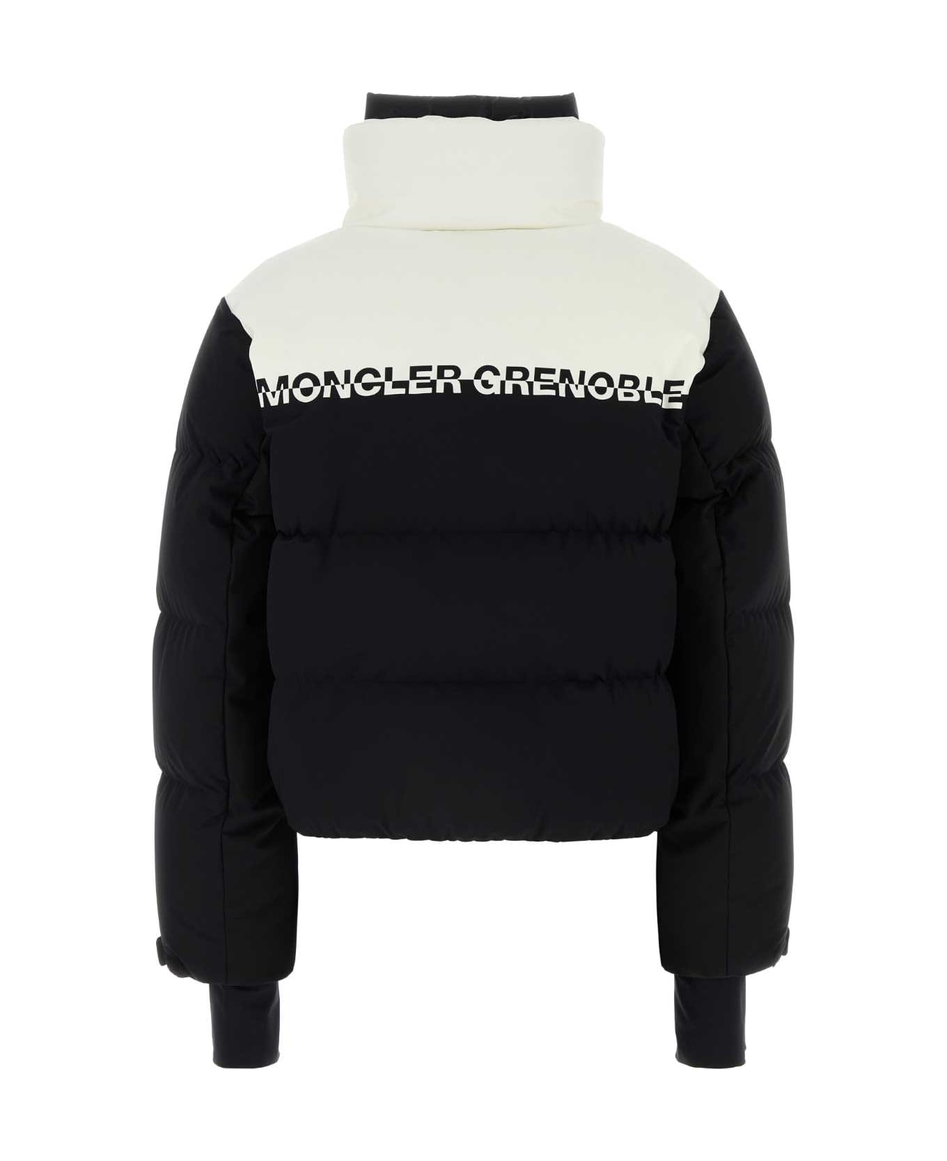 Moncler Grenoble Black Stretch Nylon Stennes Down Jacket - P90