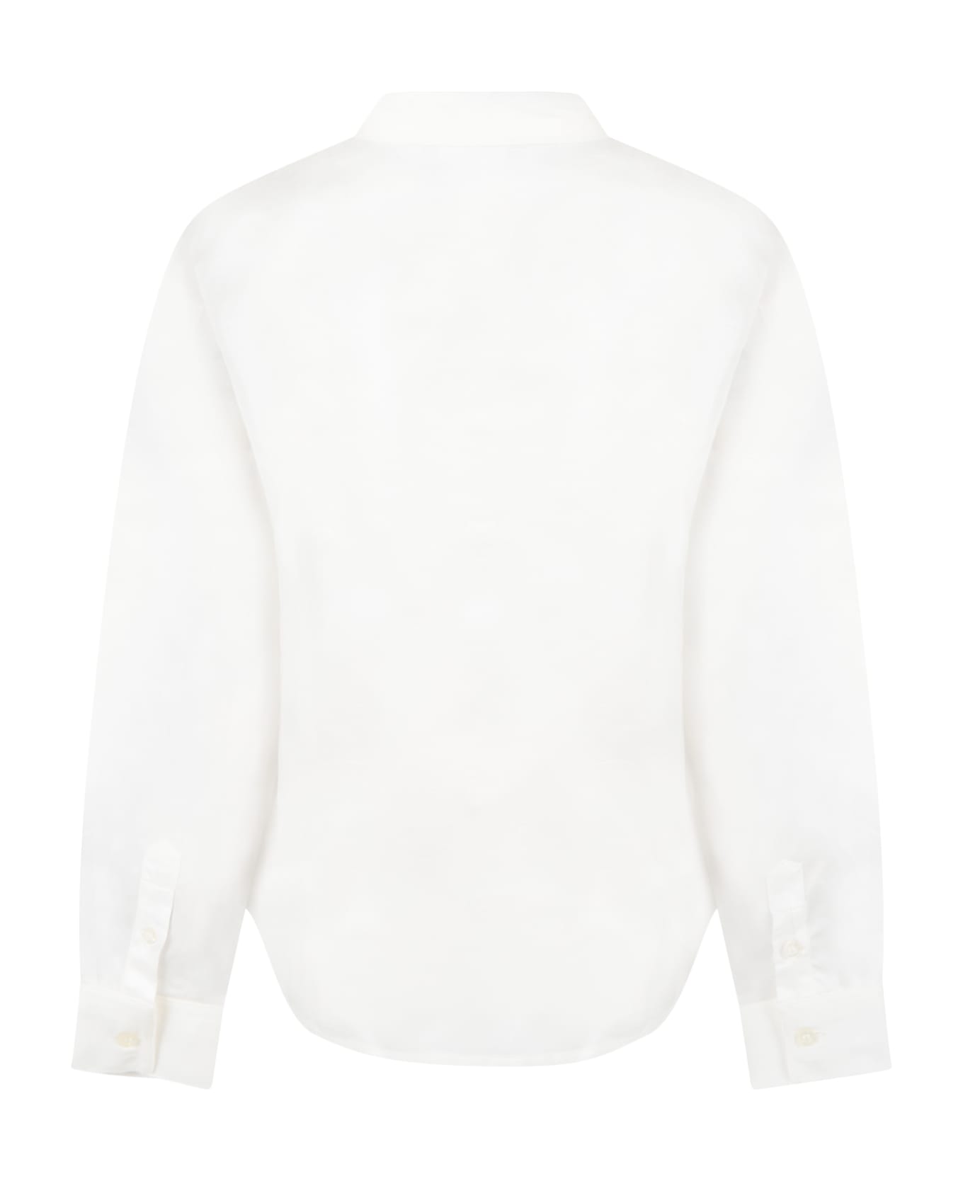 Armani Collezioni White Shirt For Boy - White