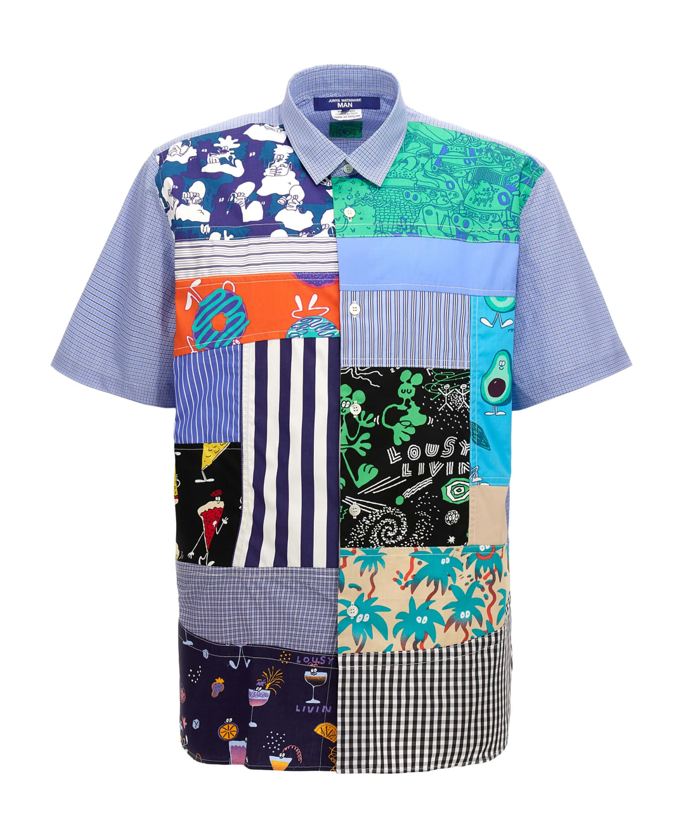 Junya Watanabe Lousy Livin Patchwork Shirt - Multicolor
