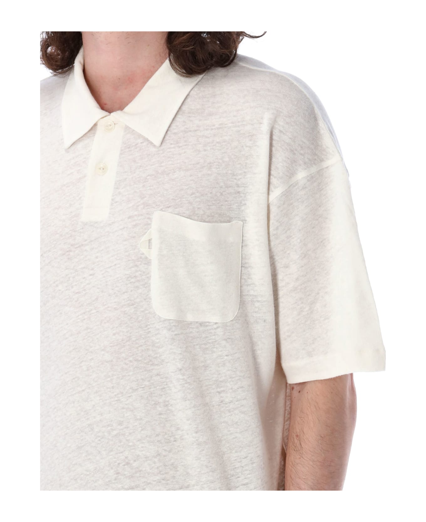 YMC Ivy Polo - WHITE ポロシャツ