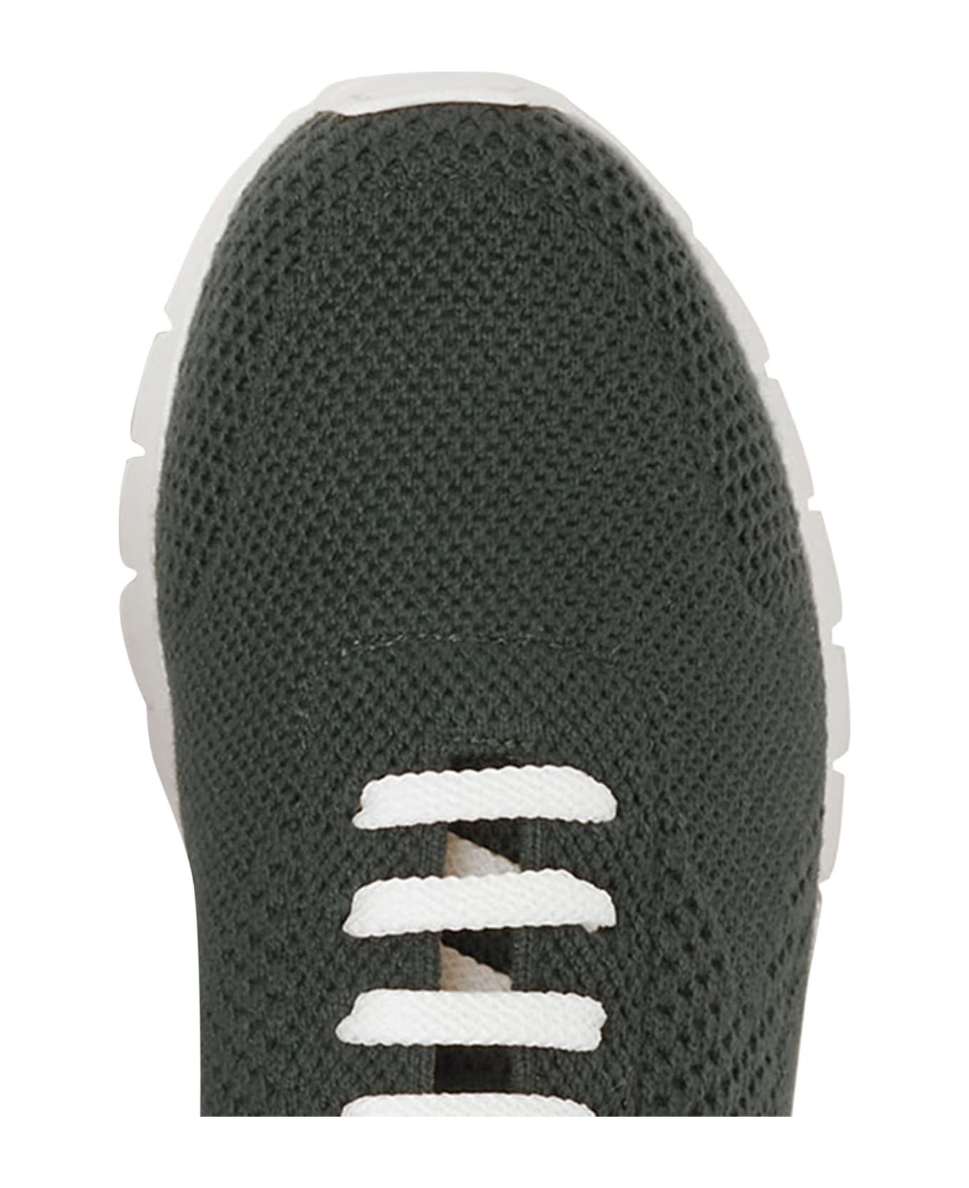 Kiton Sneakers Shoes Cashmere - PINE GREEN