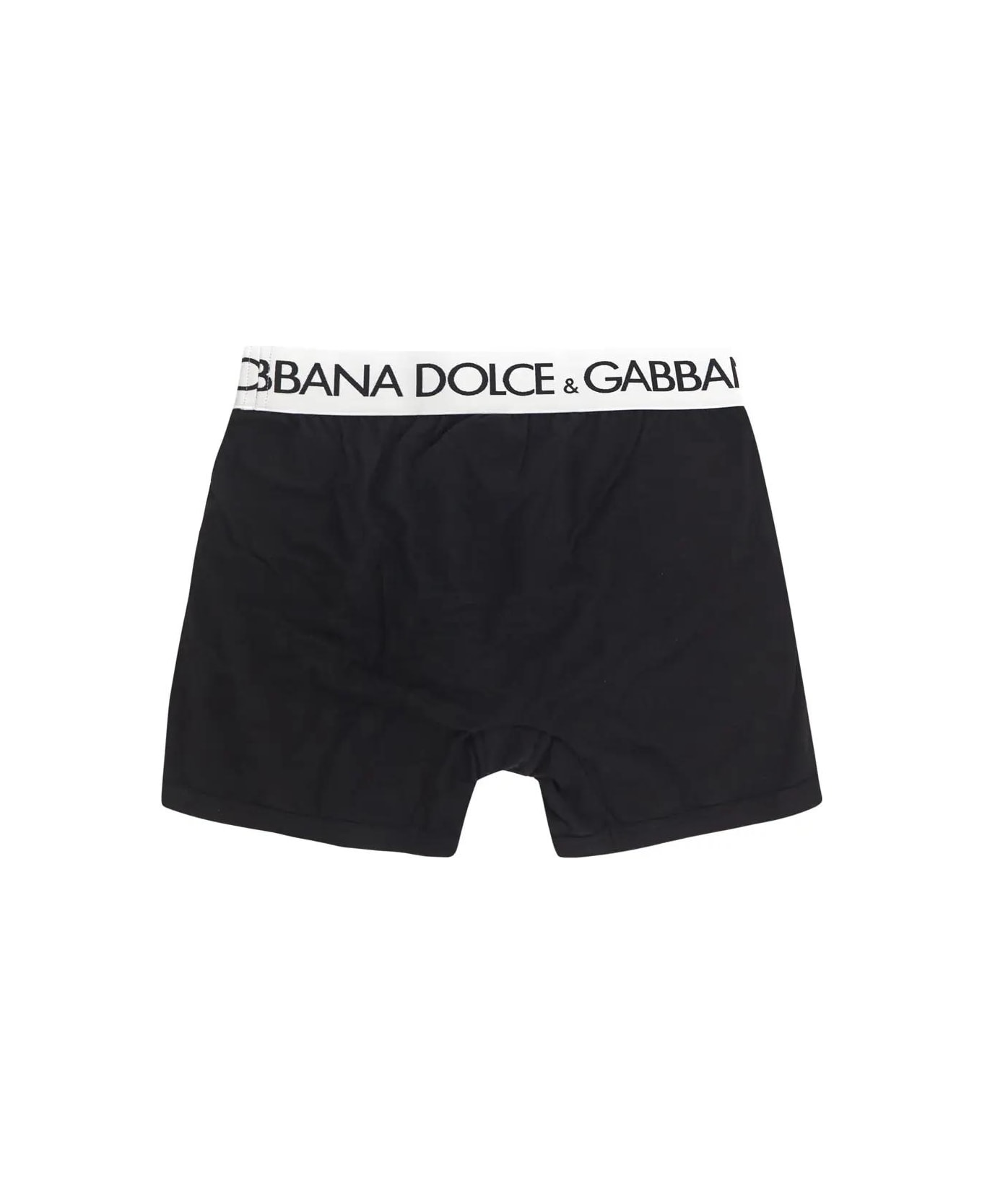 Dolce & Gabbana Boxers With Logo - Black