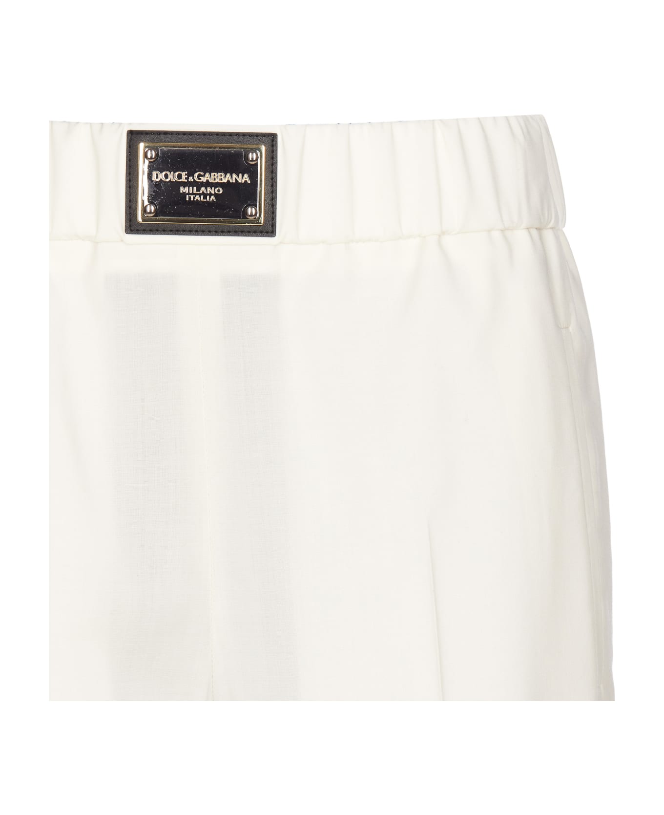 Dolce & Gabbana Flare Trousers - White ボトムス