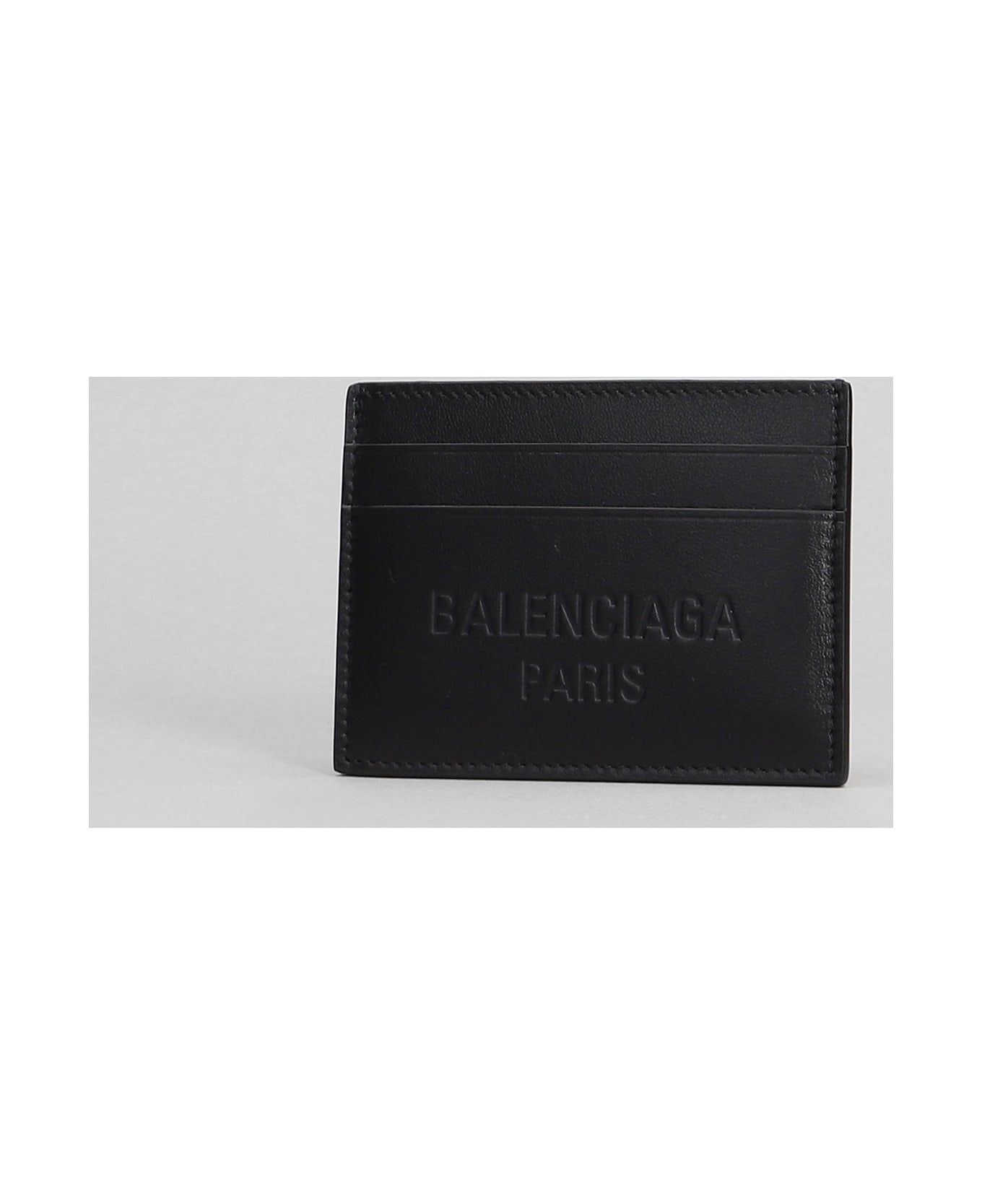 Balenciaga Wallet In Black Leather - black