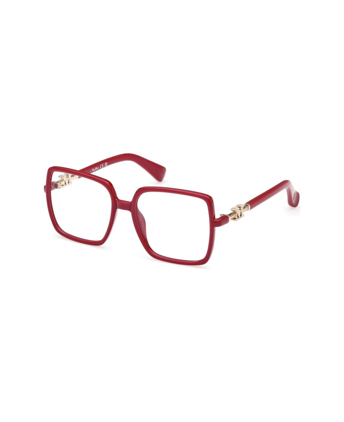 Max Mara Mm5108 075 Glasses - Rosso アイウェア