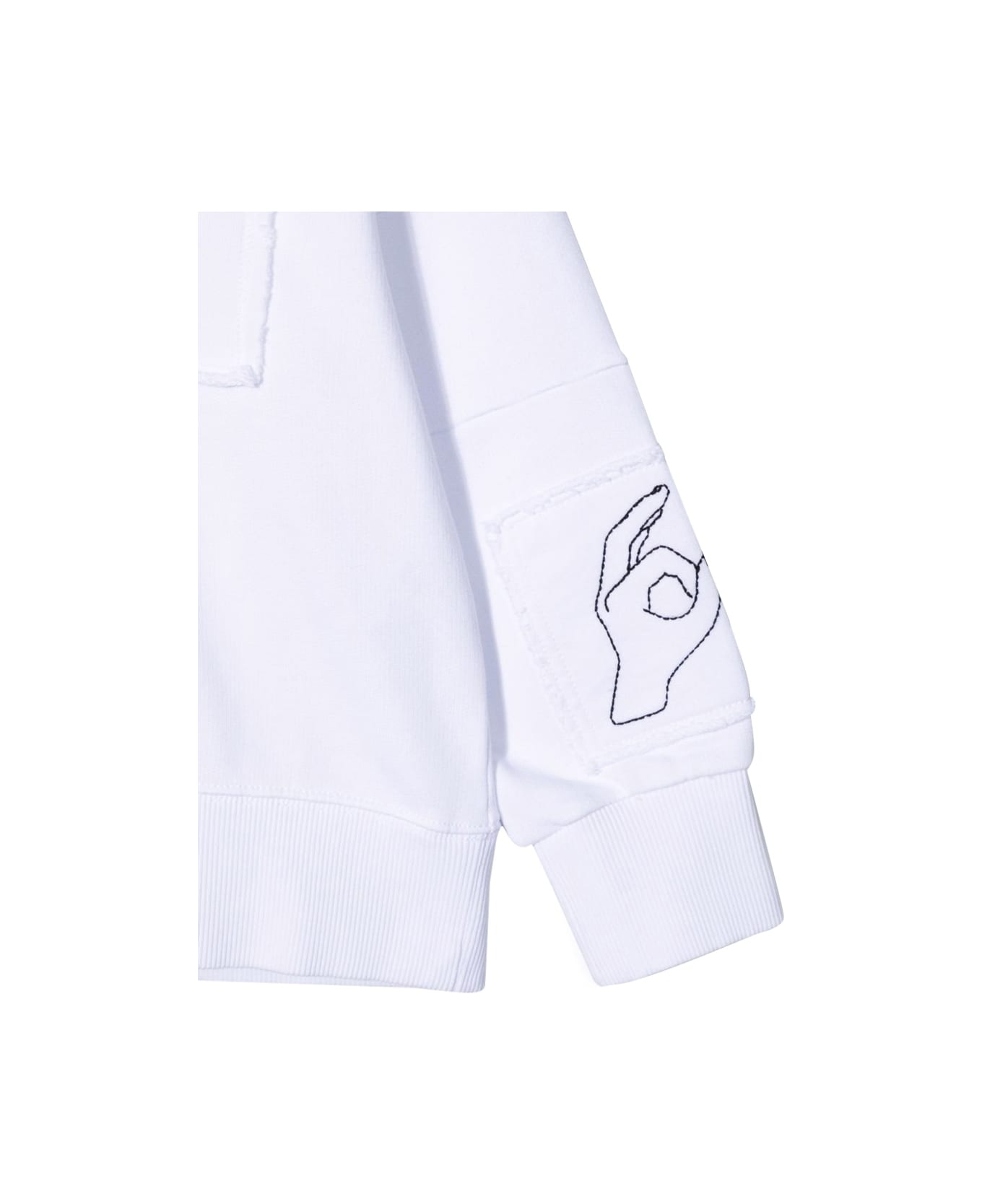 MM6 Maison Margiela Felpa - WHITE