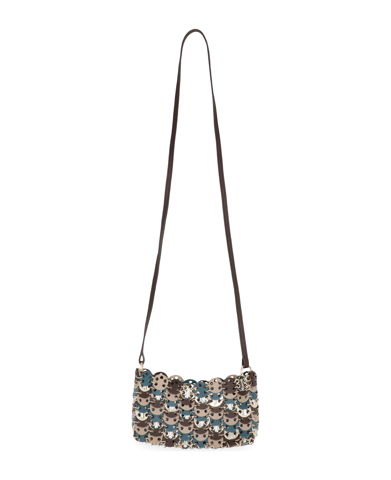 Paco Rabanne Leather Crossbody Bag - Multicolor