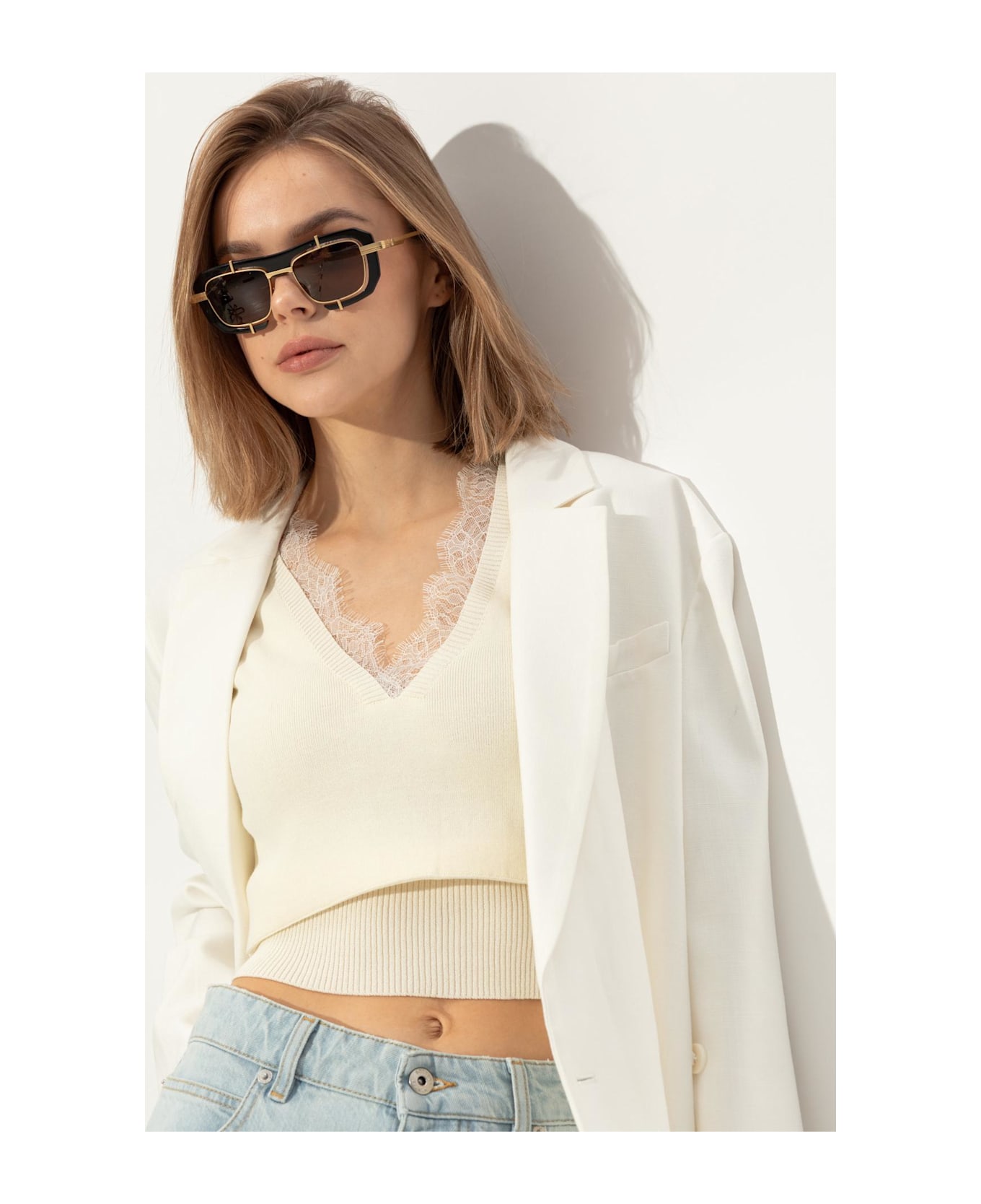 J.W. Anderson Jw Anderson Sunglasses - Black