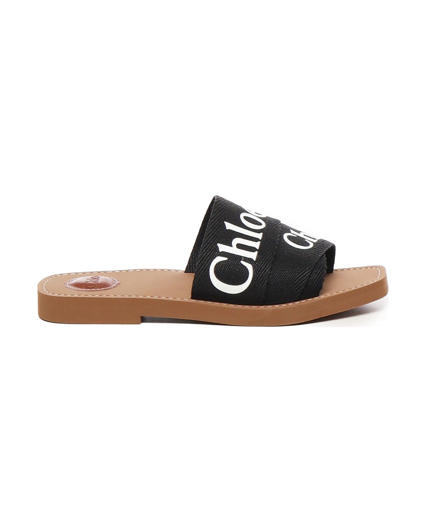 Chloé Woody Slides - Black
