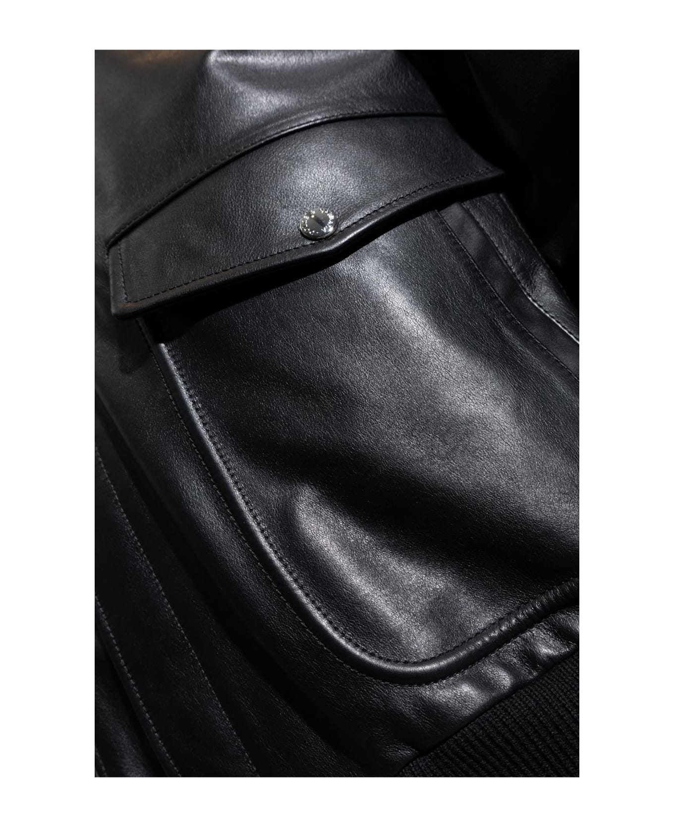 Dolce & Gabbana Leather Jacket - NERO
