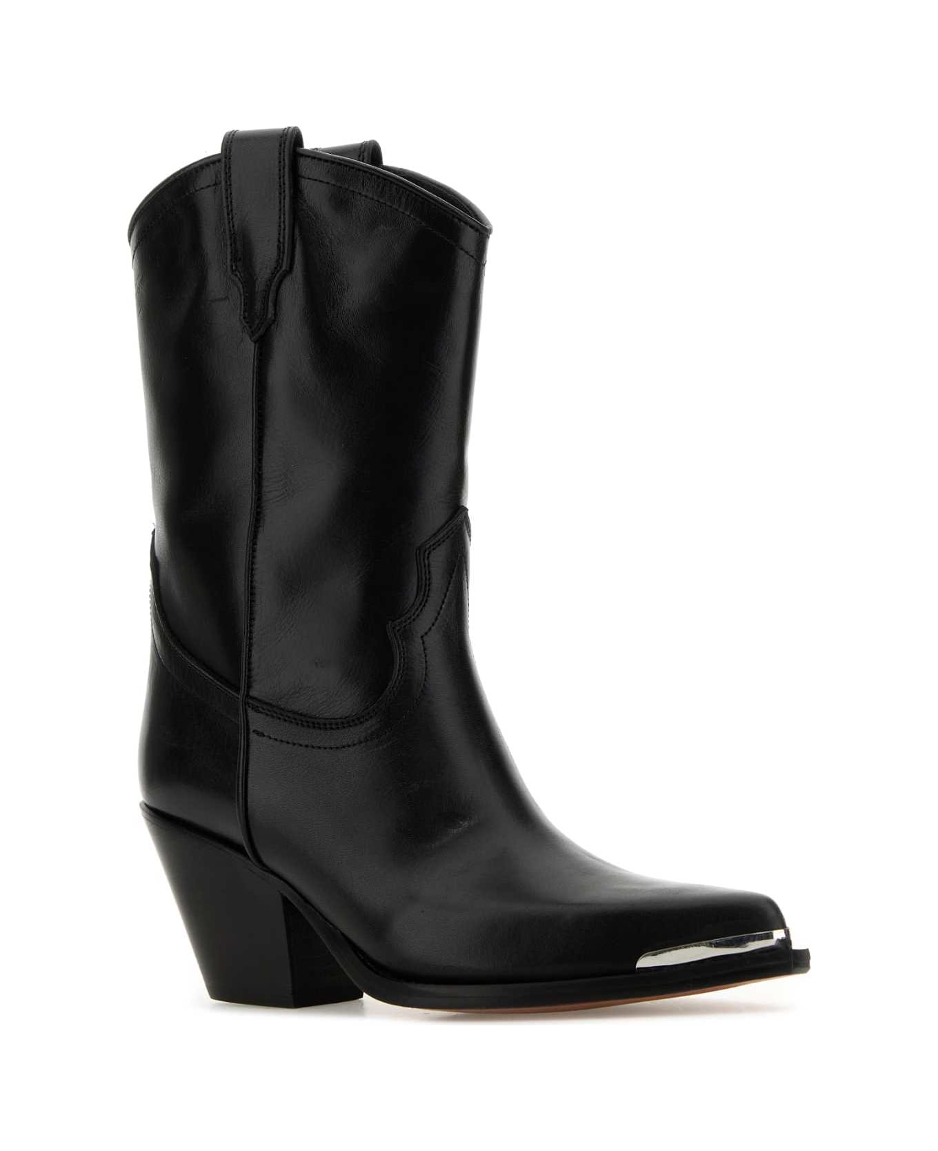 ブーツその他 SONORA Black leather Clara ankle boots ecadb48de8e395f90ad0b8d71c9874