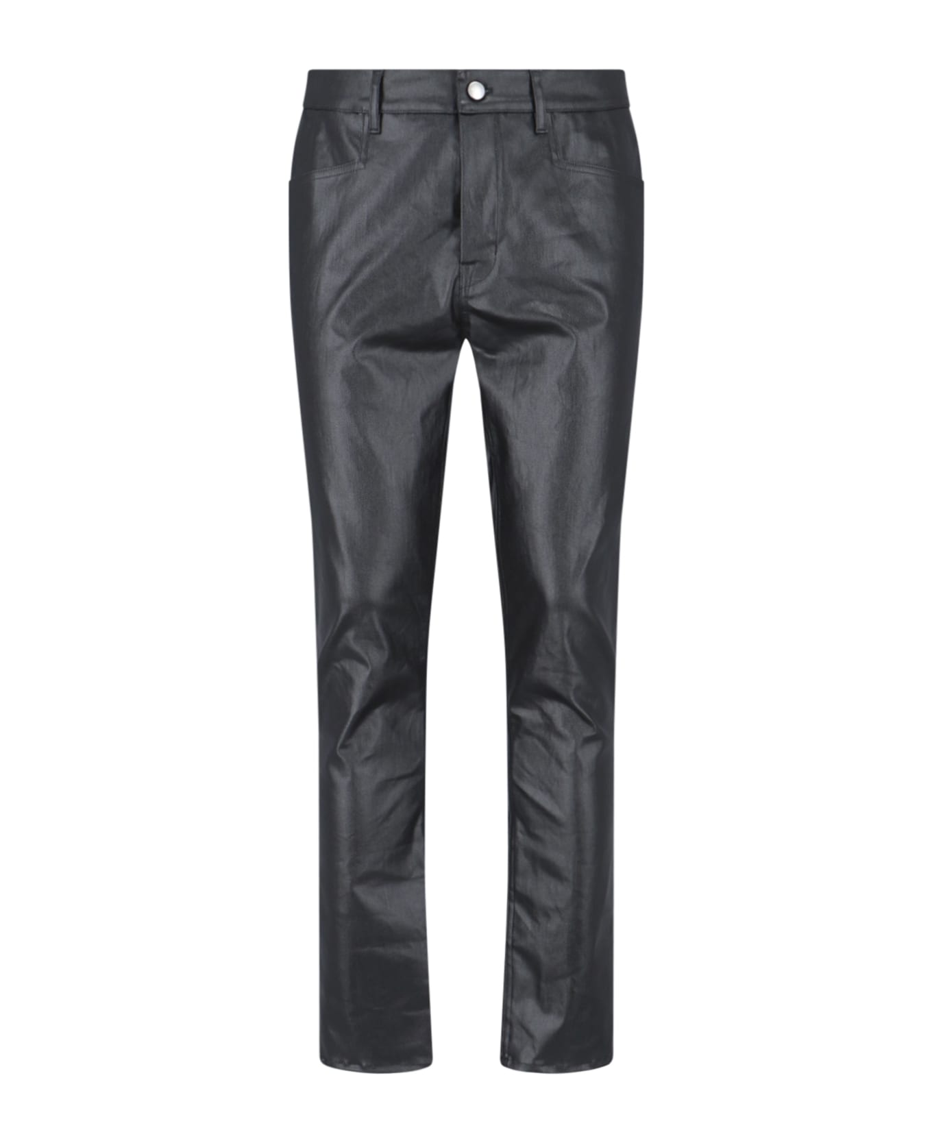Rick Owens Coated Jeans - Black   ボトムス