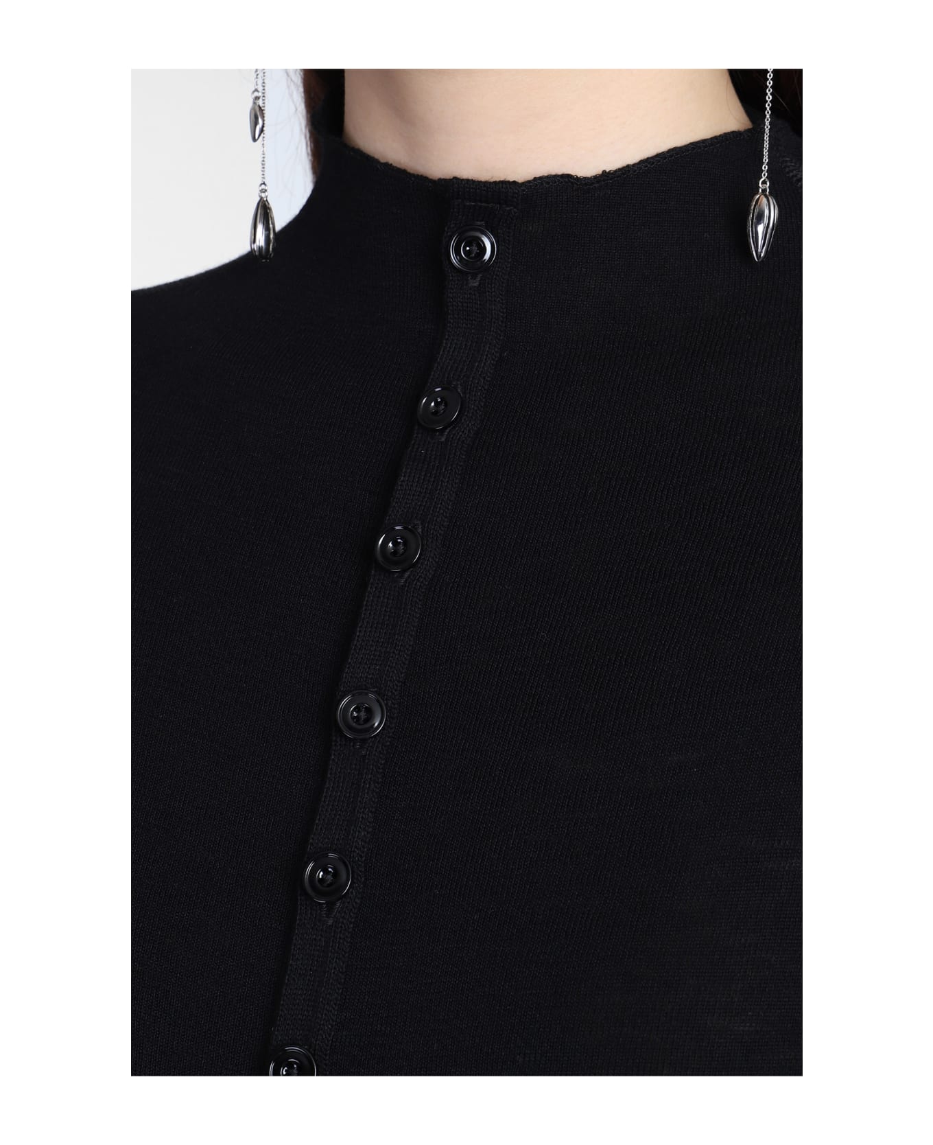 Lemaire Knitwear In Black Cotton - Black