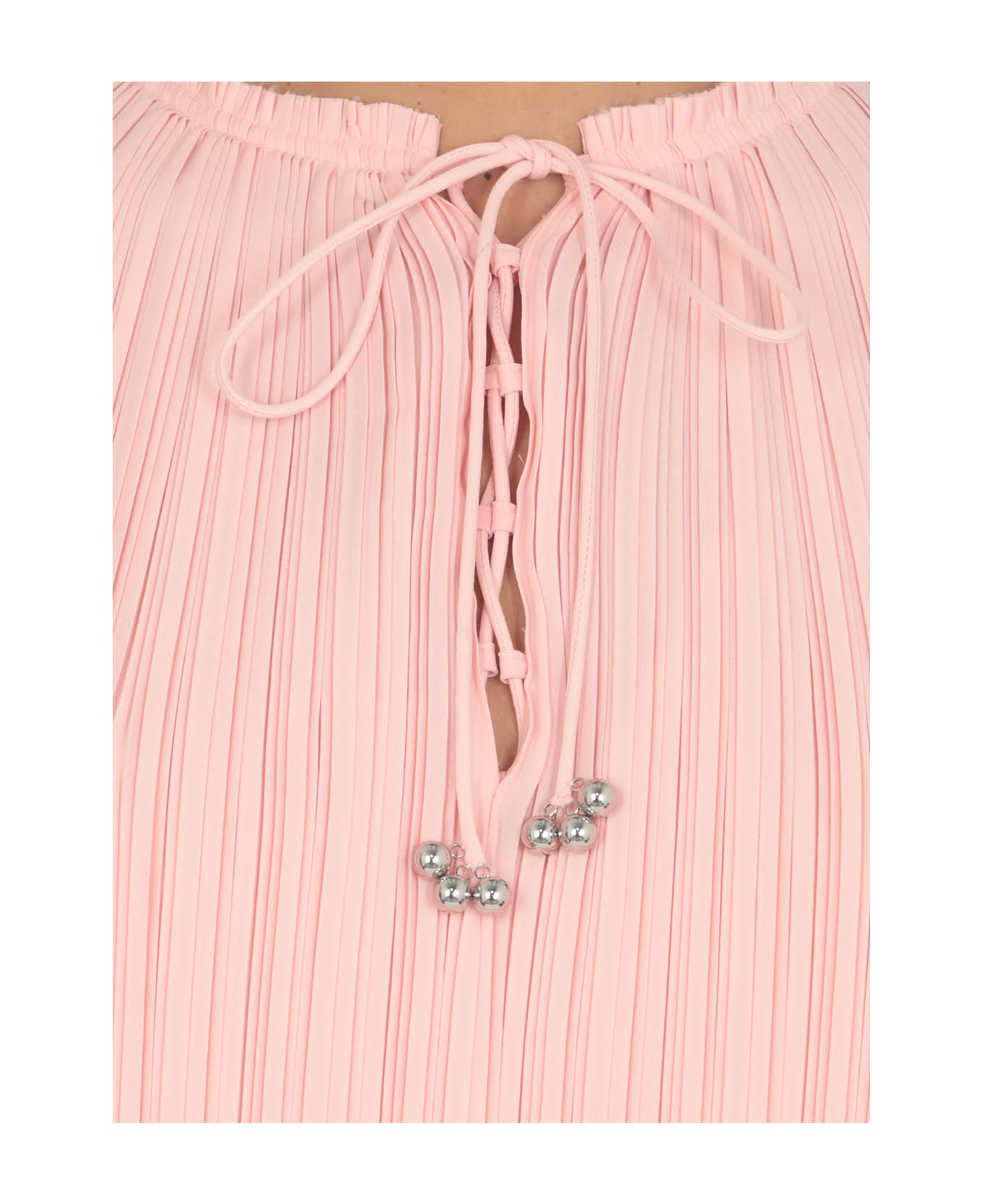 Lanvin Pleated Dress - Pink