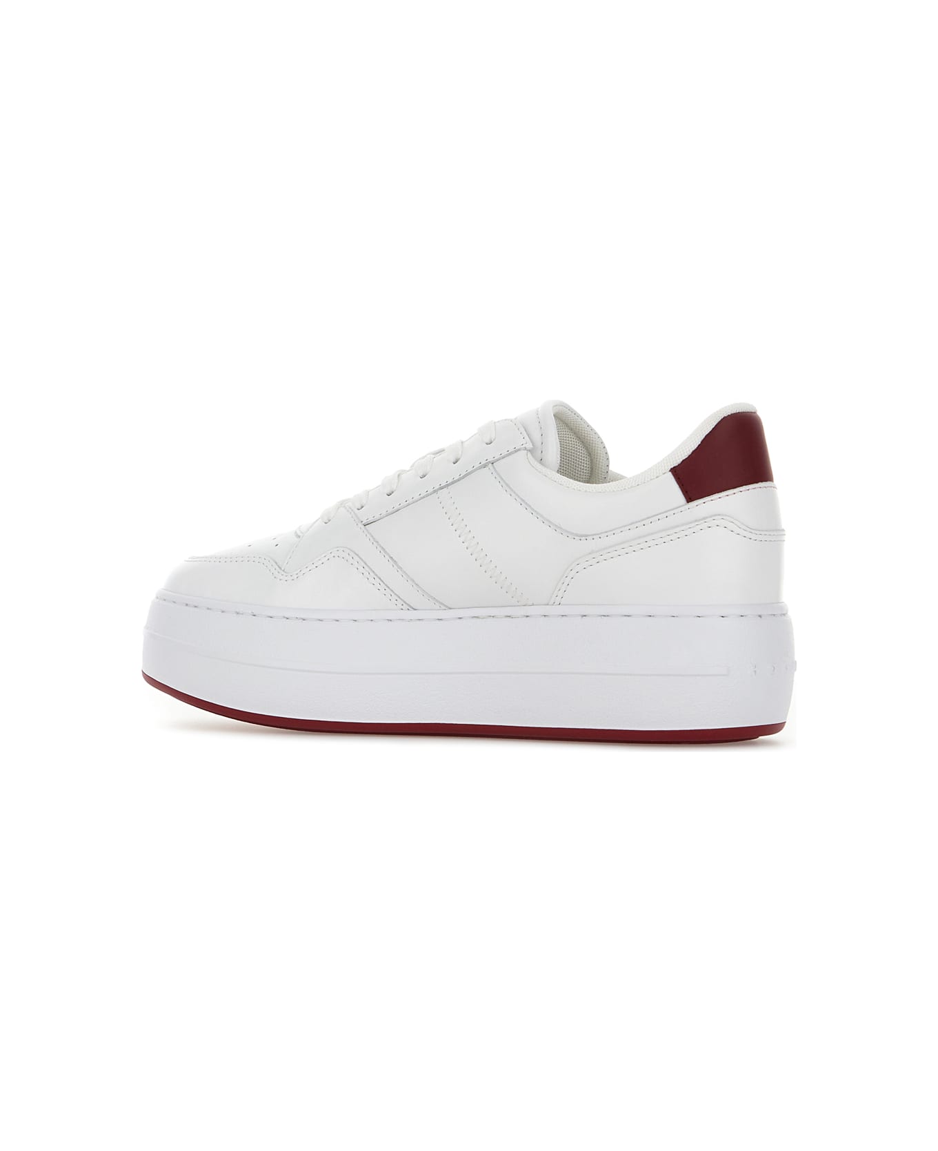 Hogan White Leather Sneakers - Bianco