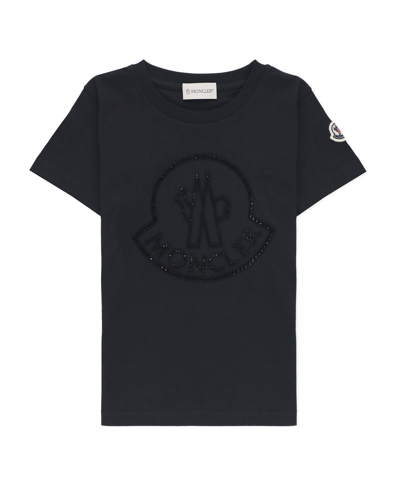 Moncler T-shirt With Logo - Black