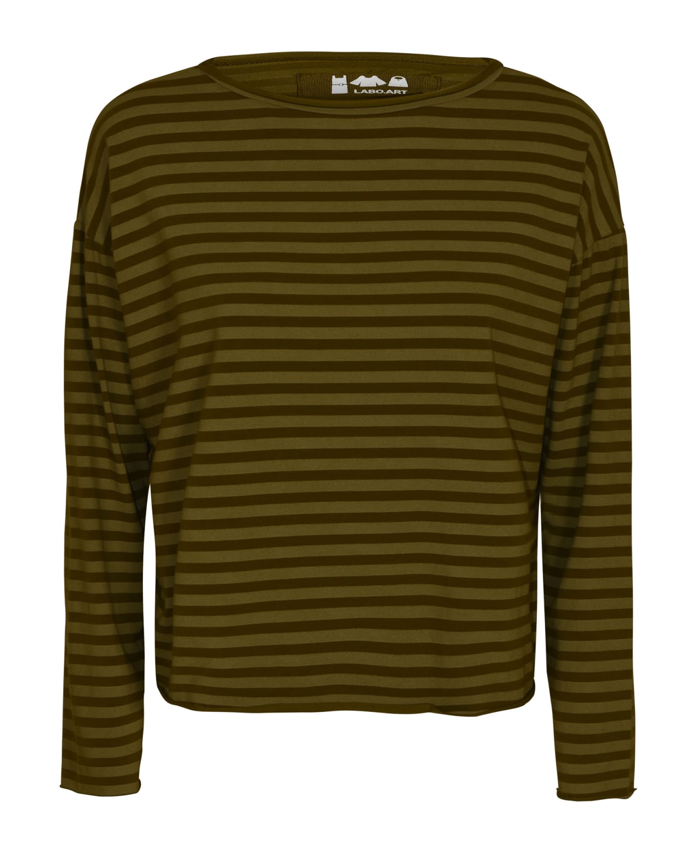 Labo.Art Stripe Sweatshirt - Lizard
