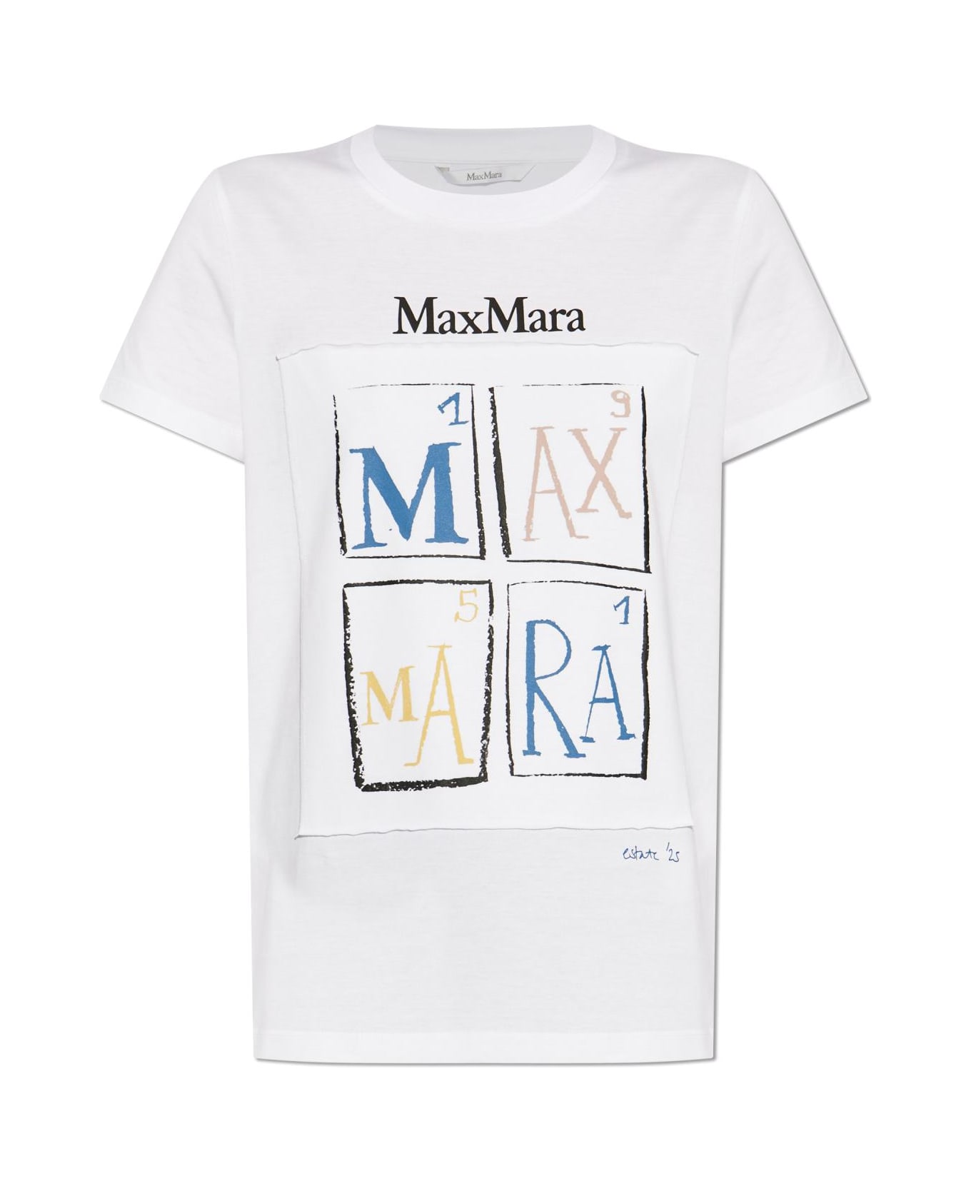 Max Mara T-shirt Colibri - Bianco