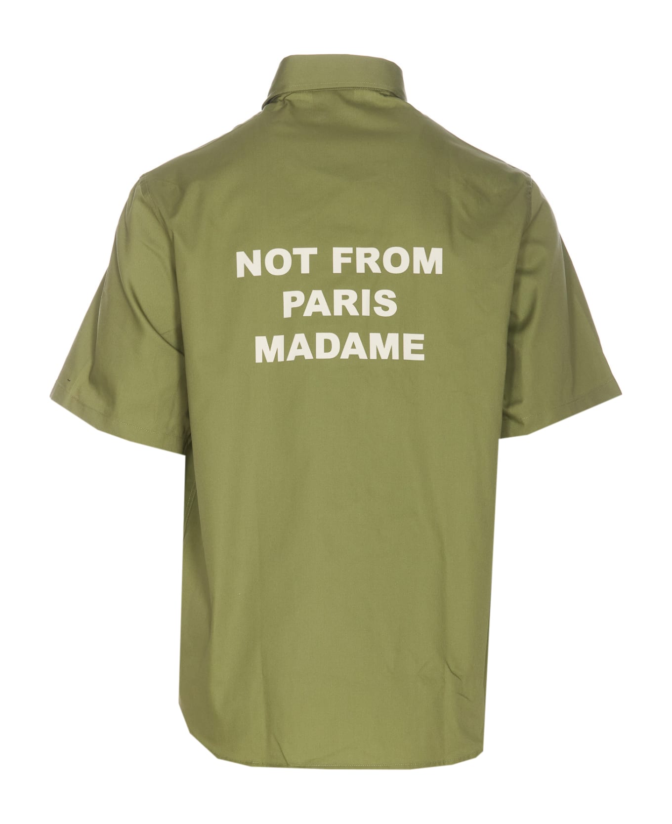 Drôle de Monsieur Slogan Shirt - Green
