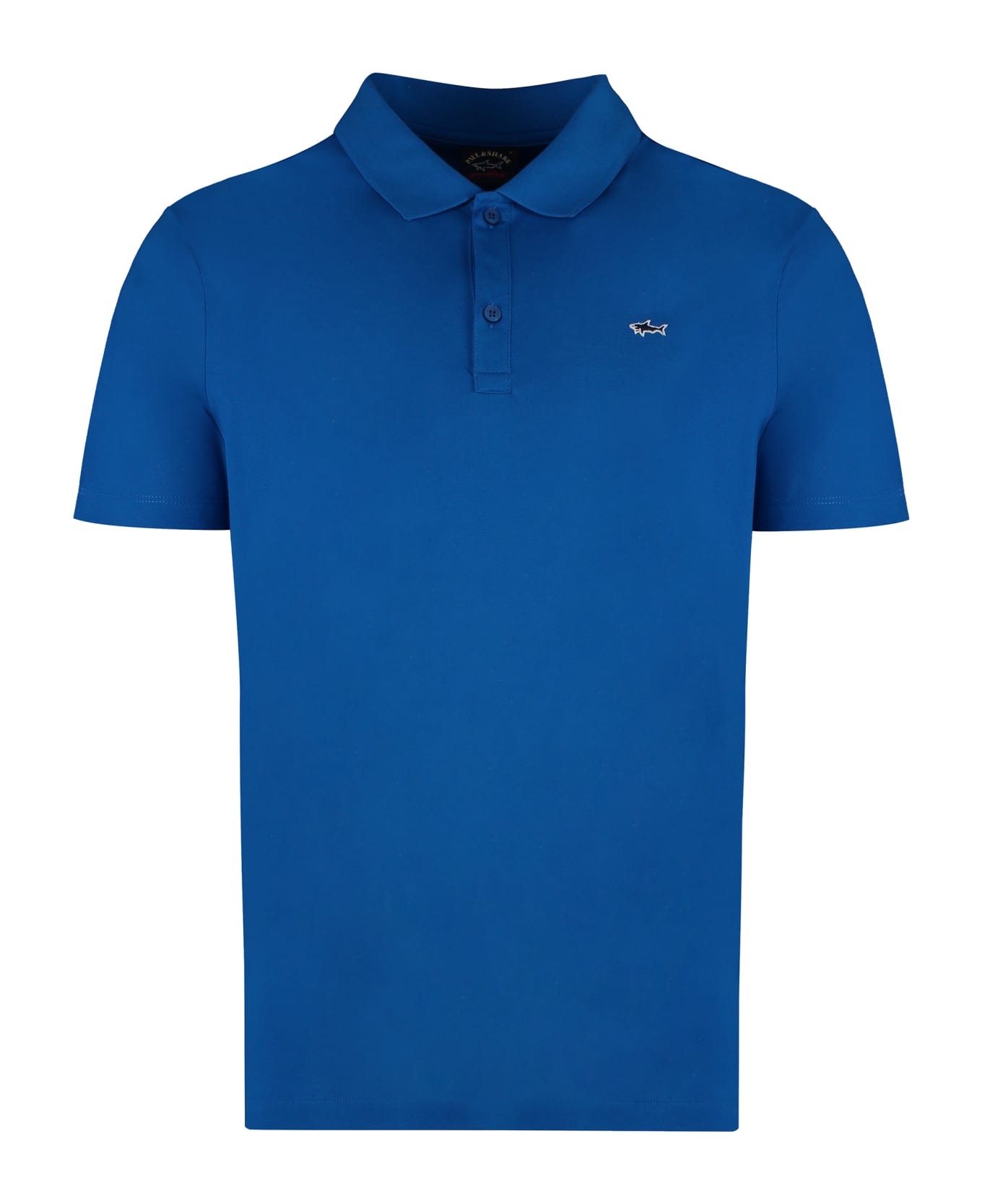 Paul&Shark Cotton-piqué Polo Shirt - blue