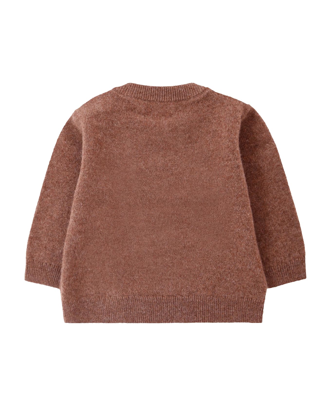 Bonpoint Brown Sweater For Baby Boy With Dog - Brown